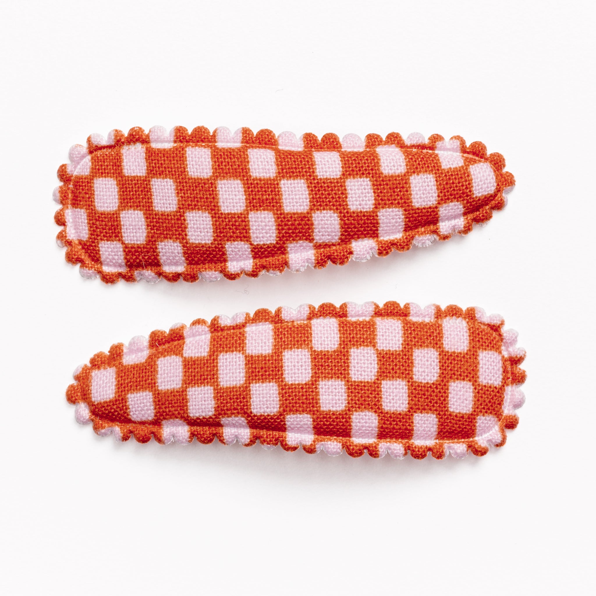 Amalfi Checkered Hair Clips