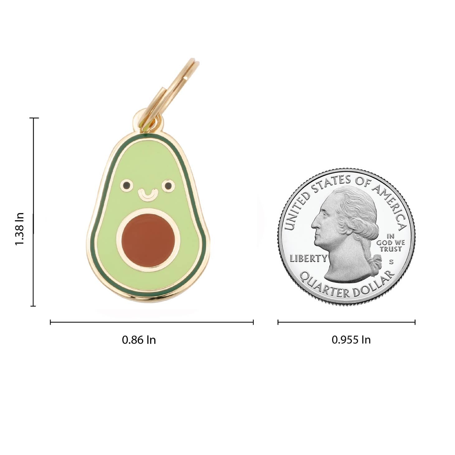 Avocado Pet Id Tag