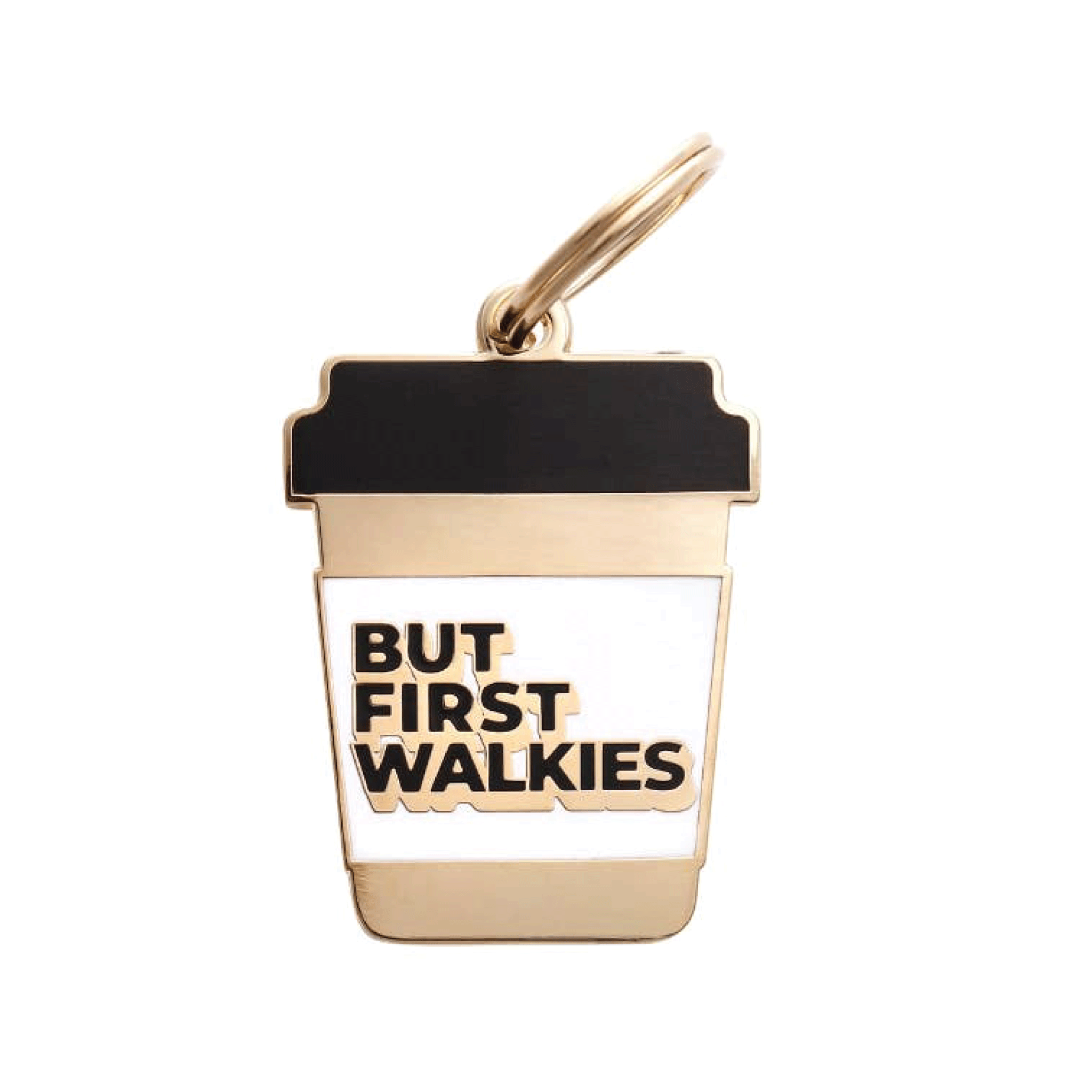 But First Walkies Pet Id Tag