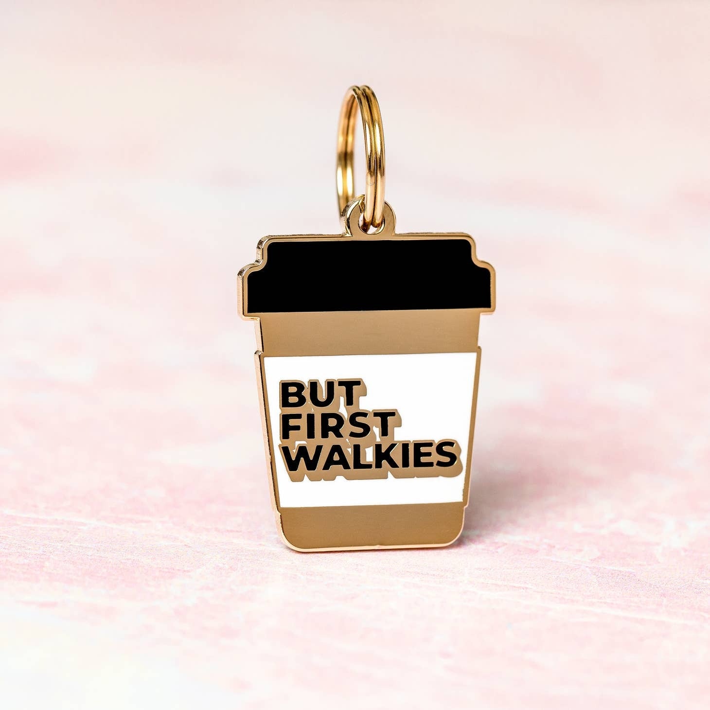 But First Walkies Pet Id Tag