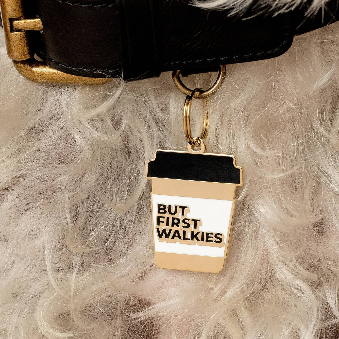 But First Walkies Pet Id Tag