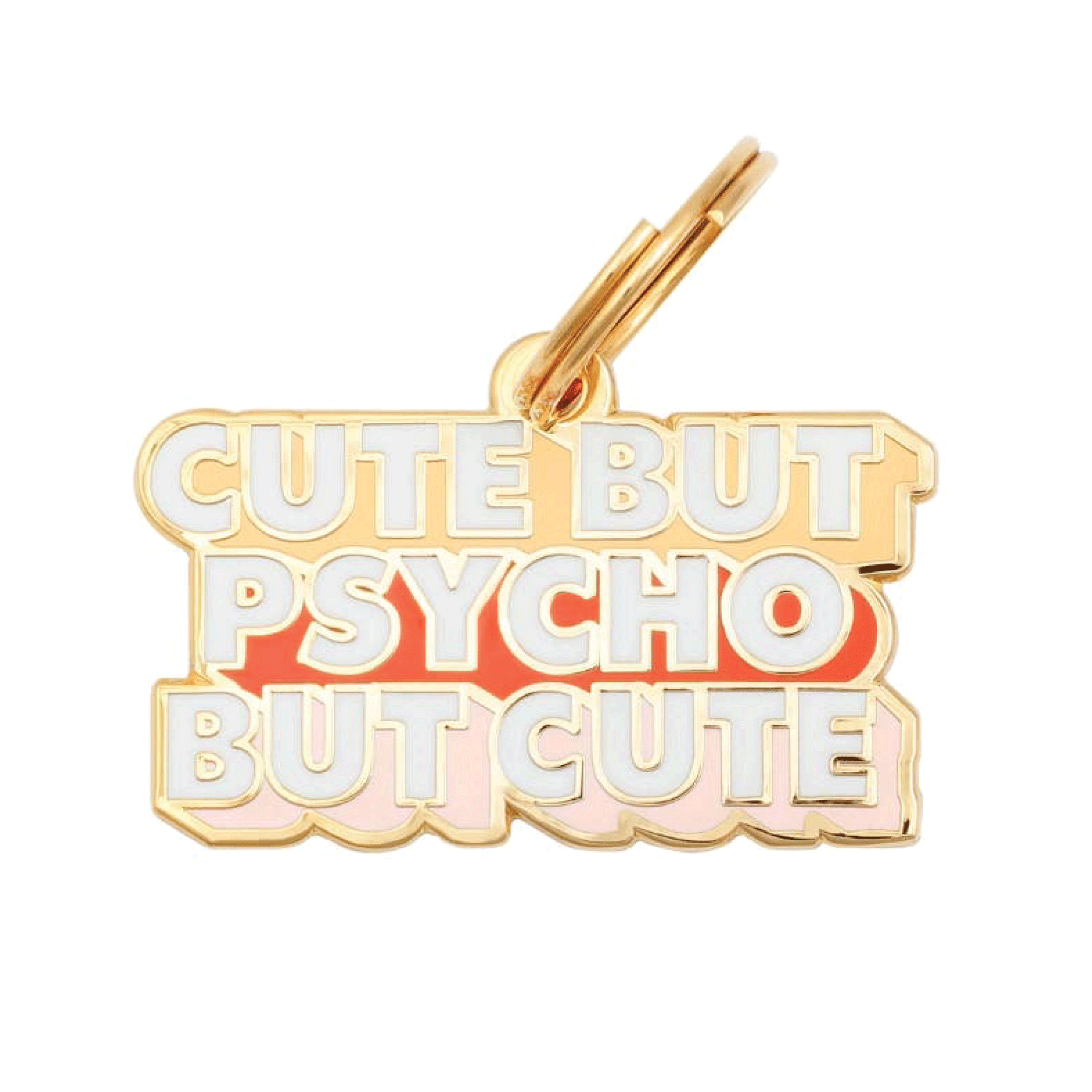 Cute But Psycho Pet Id Tag