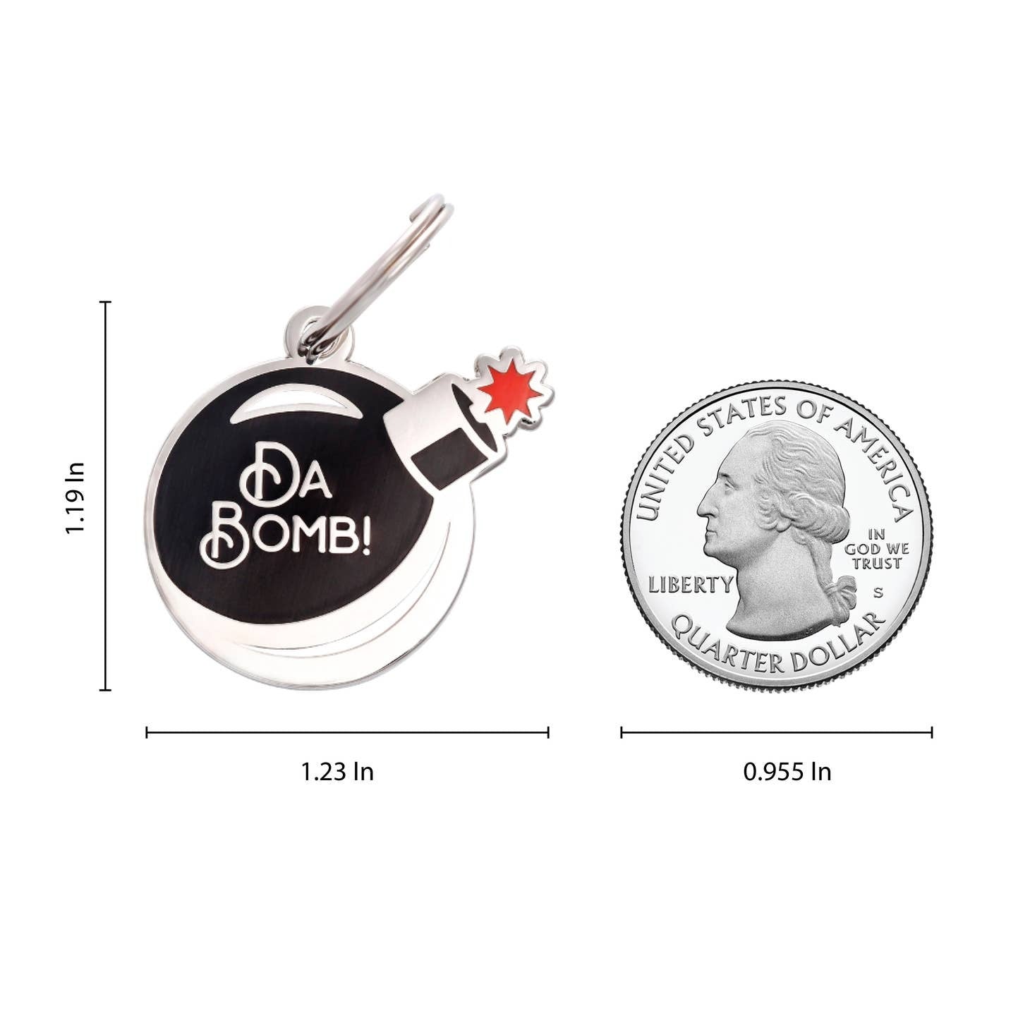 Da Bomb! Pet Id Tag