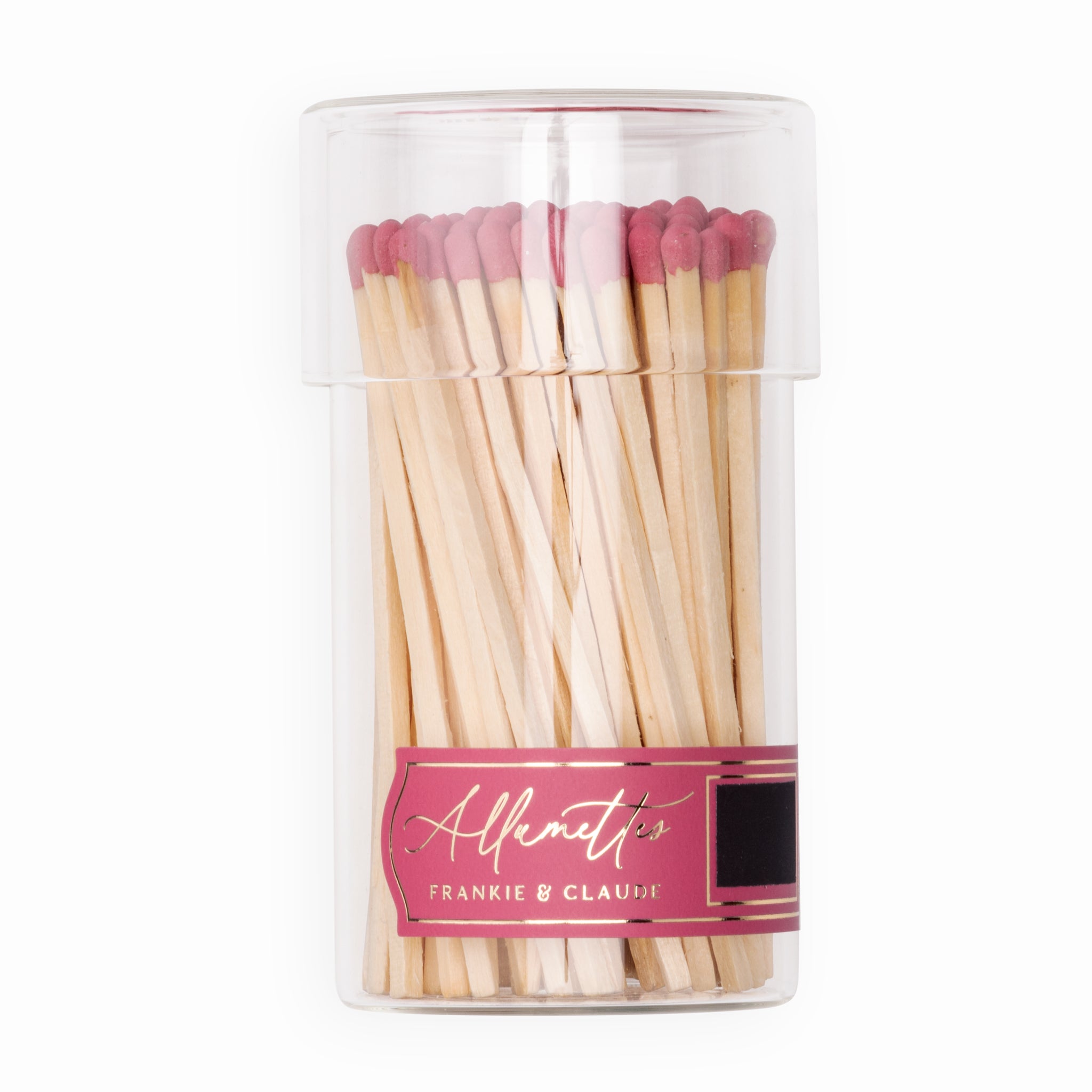 Raspberry Allumette Match Jar