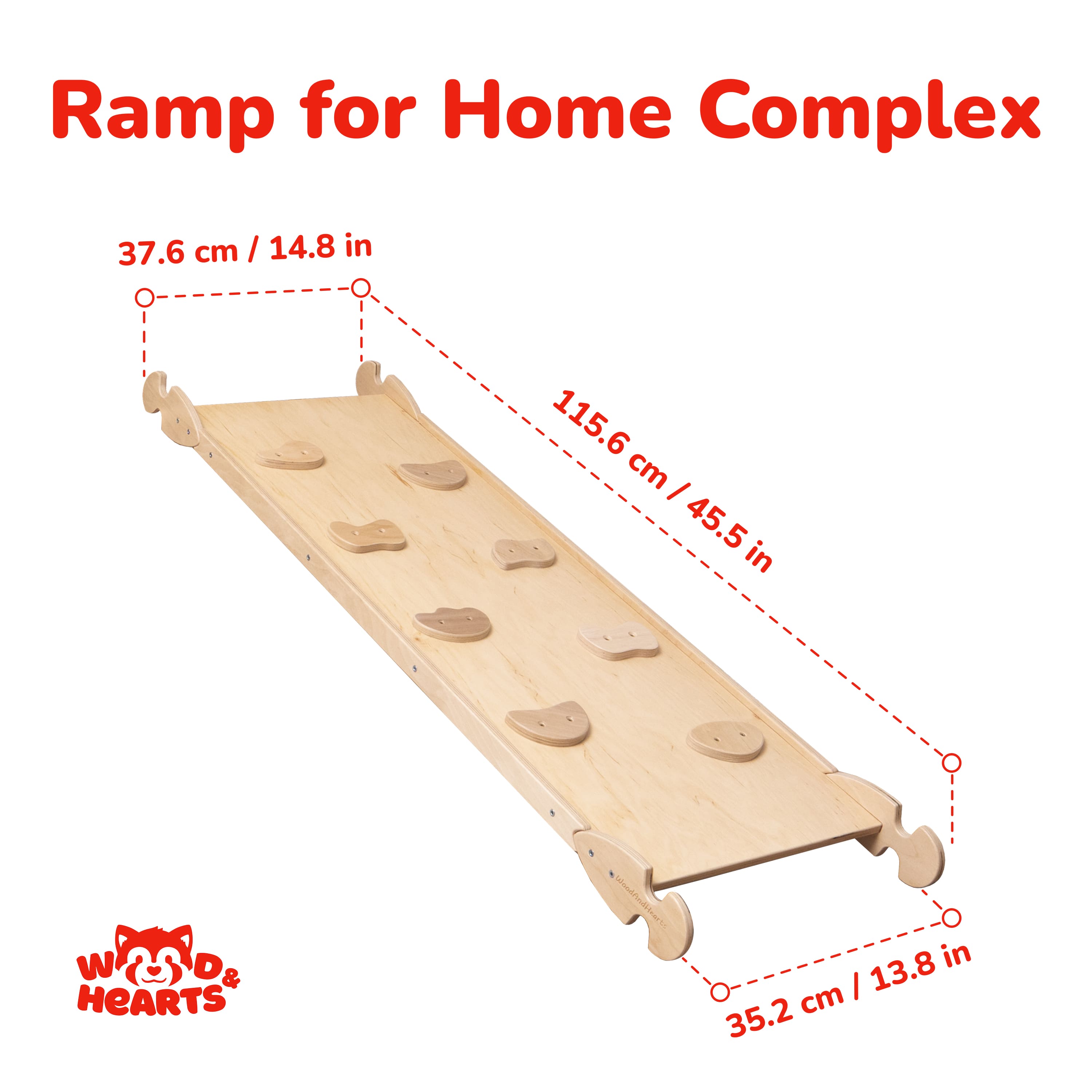 Wooden Climbing Playhouse for Toddlers