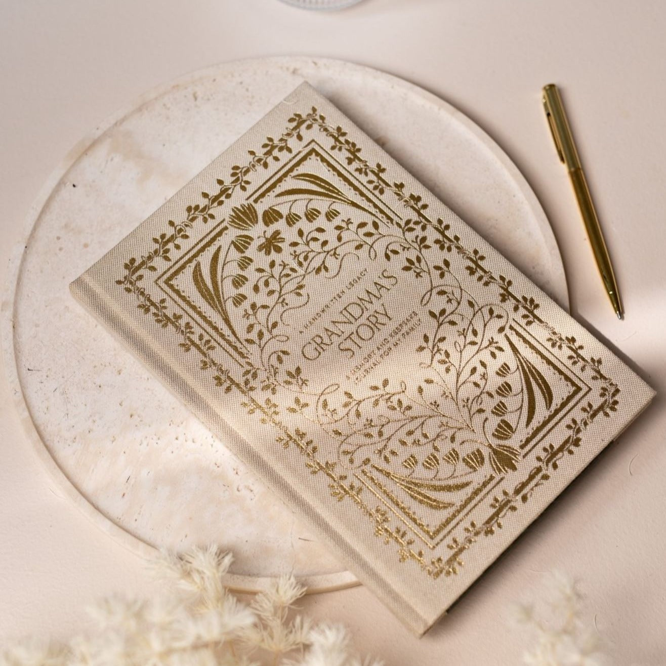 Grandma's Story Keepsake Memory Book & Journal