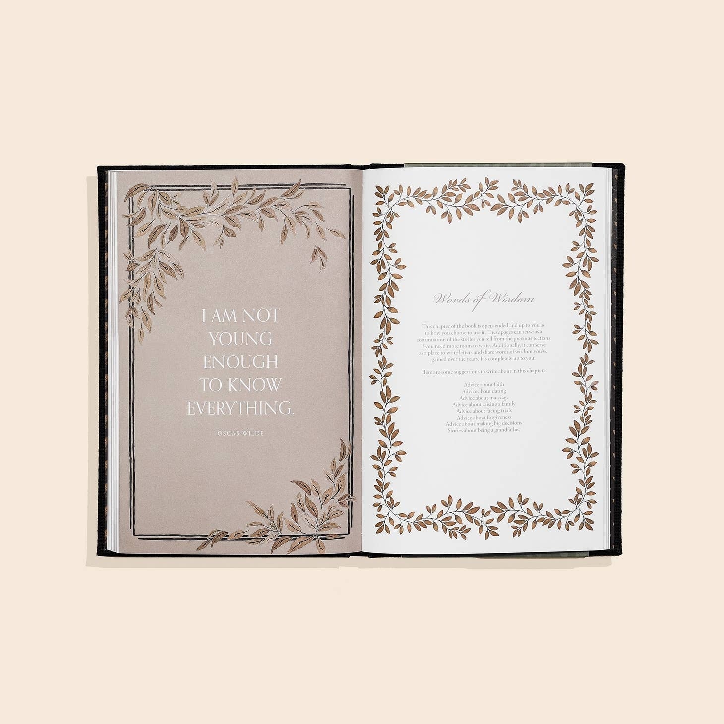 Grandpa's Story Keepsake Memory Book & Journal