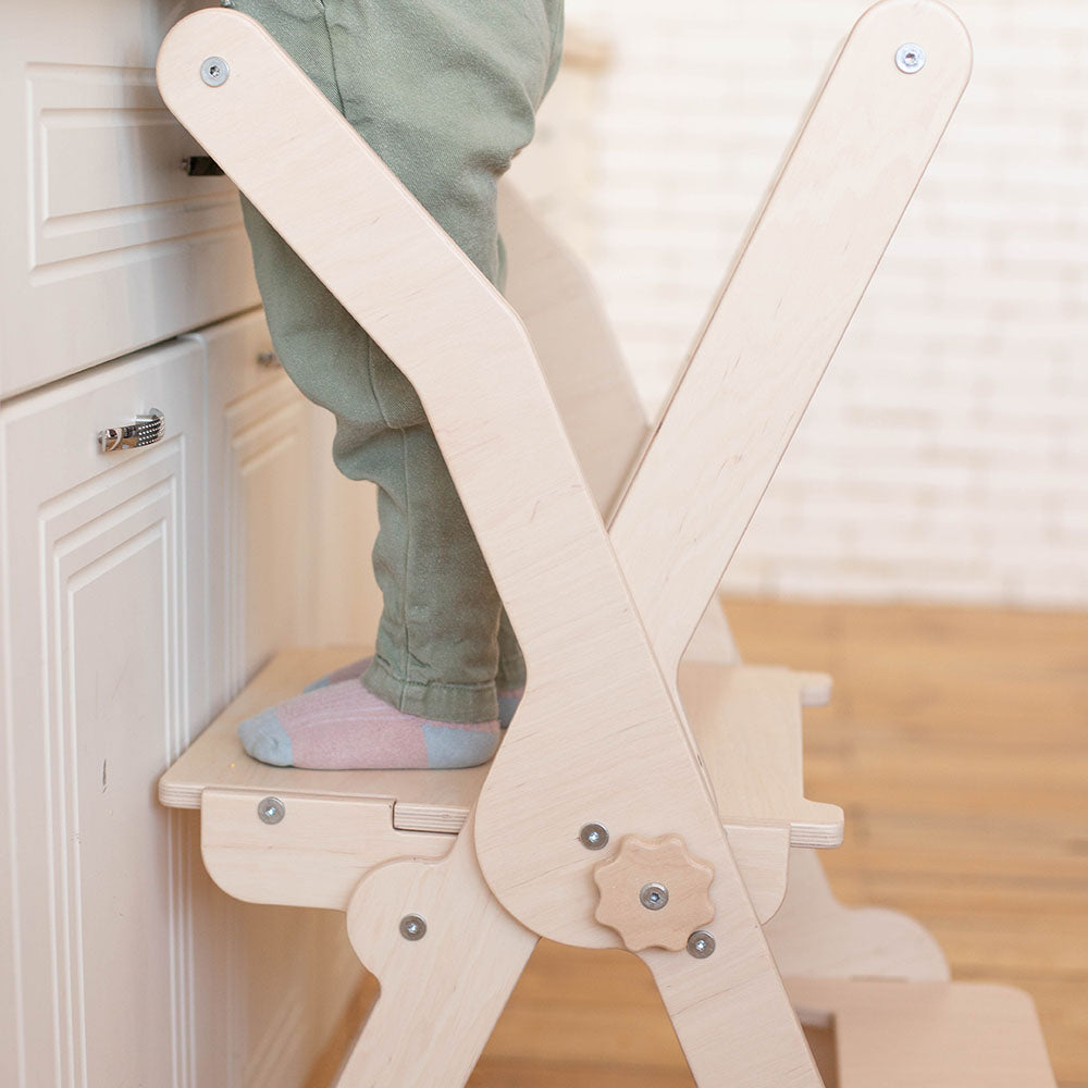 Foldable Learning Tower & Table for Toddlers