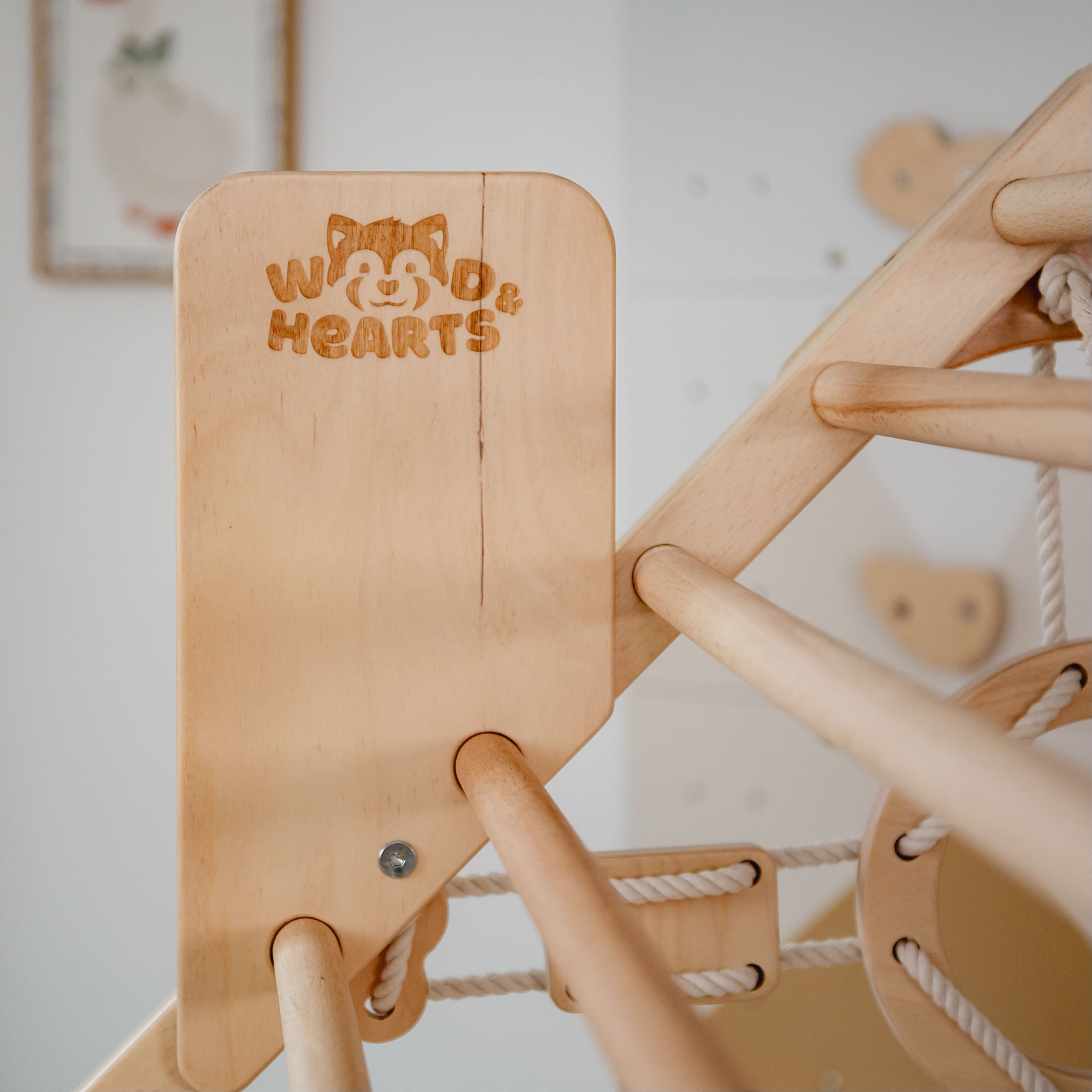 Wooden Climbing Playhouse for Toddlers