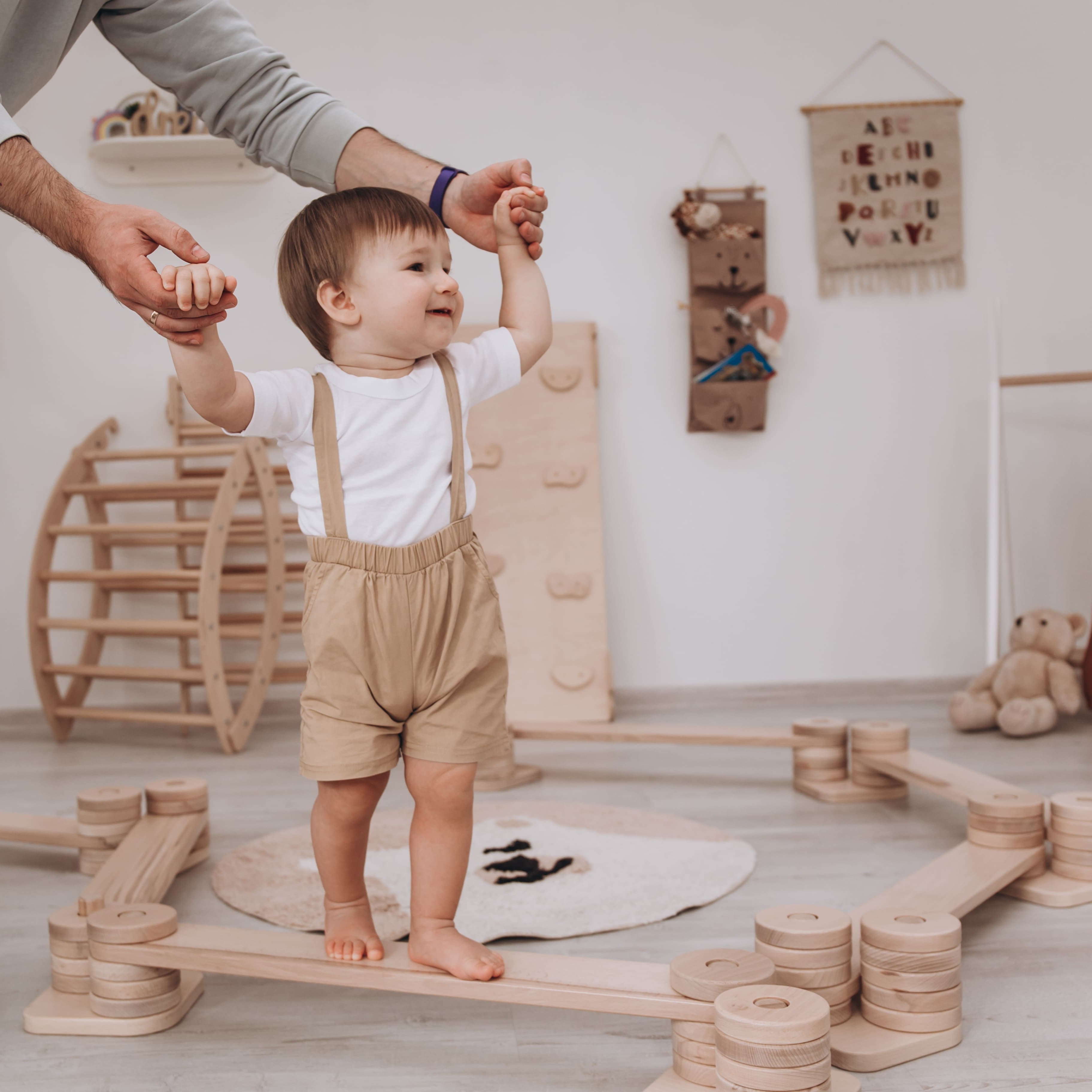 Wooden Balance Beam for Kids