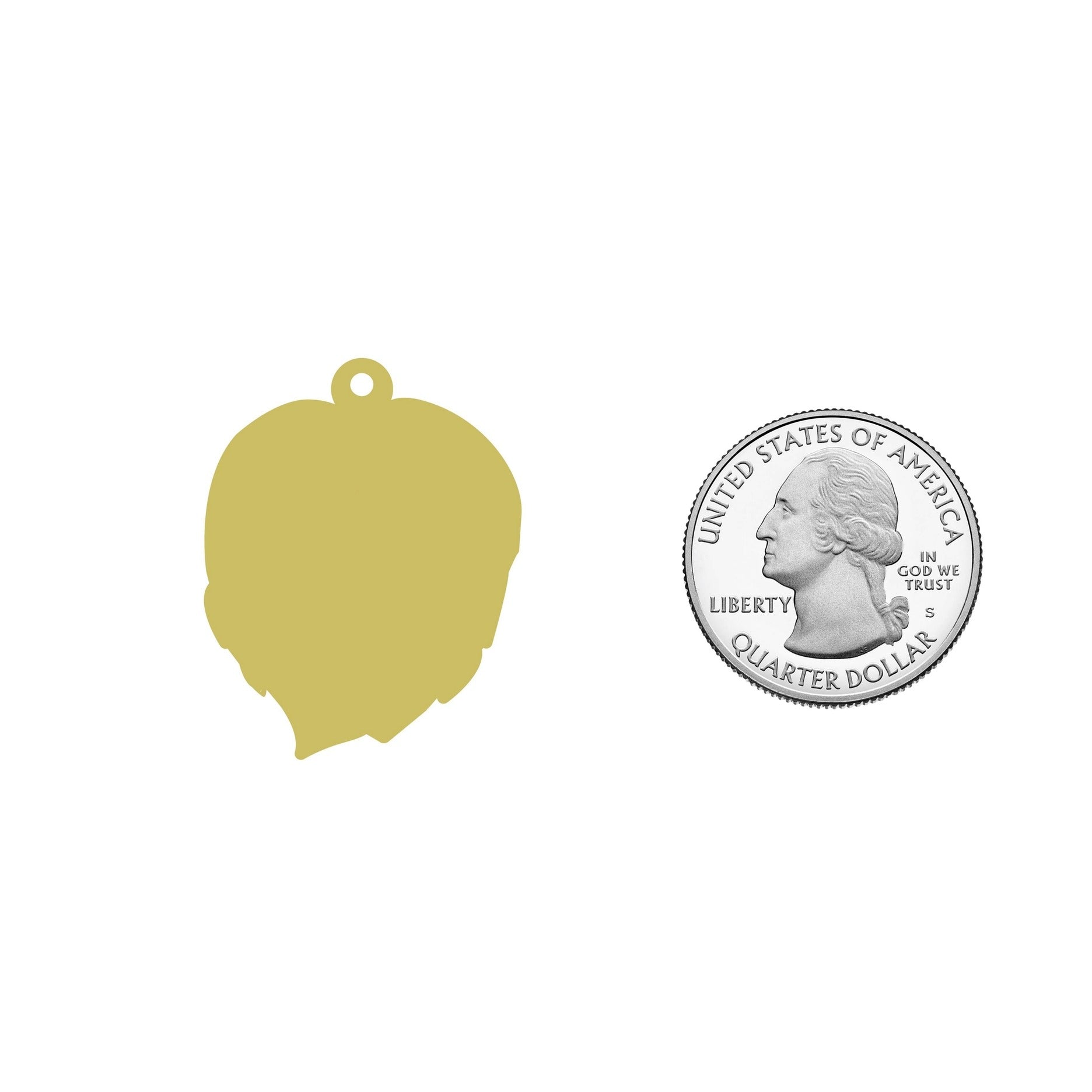 Monstera Leaf Pet Id Tag