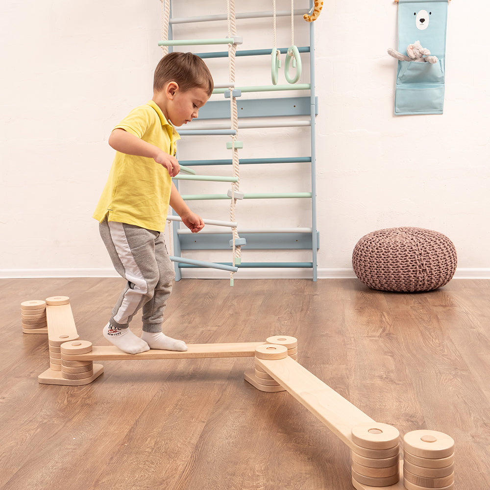 Wooden Balance Beam for Kids