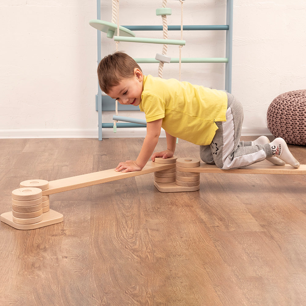 Wooden Balance Beam for Kids
