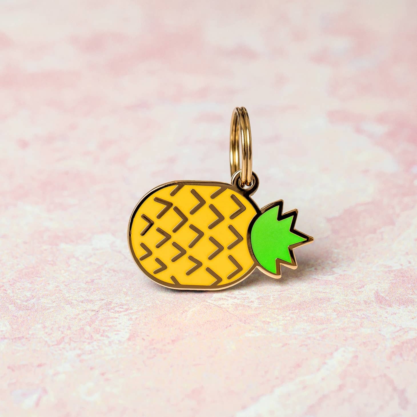 Pineapple Pet Id Tag