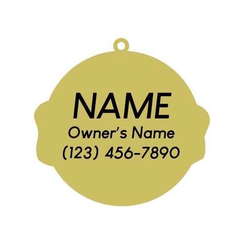 Pupperoni Pet Id Tag