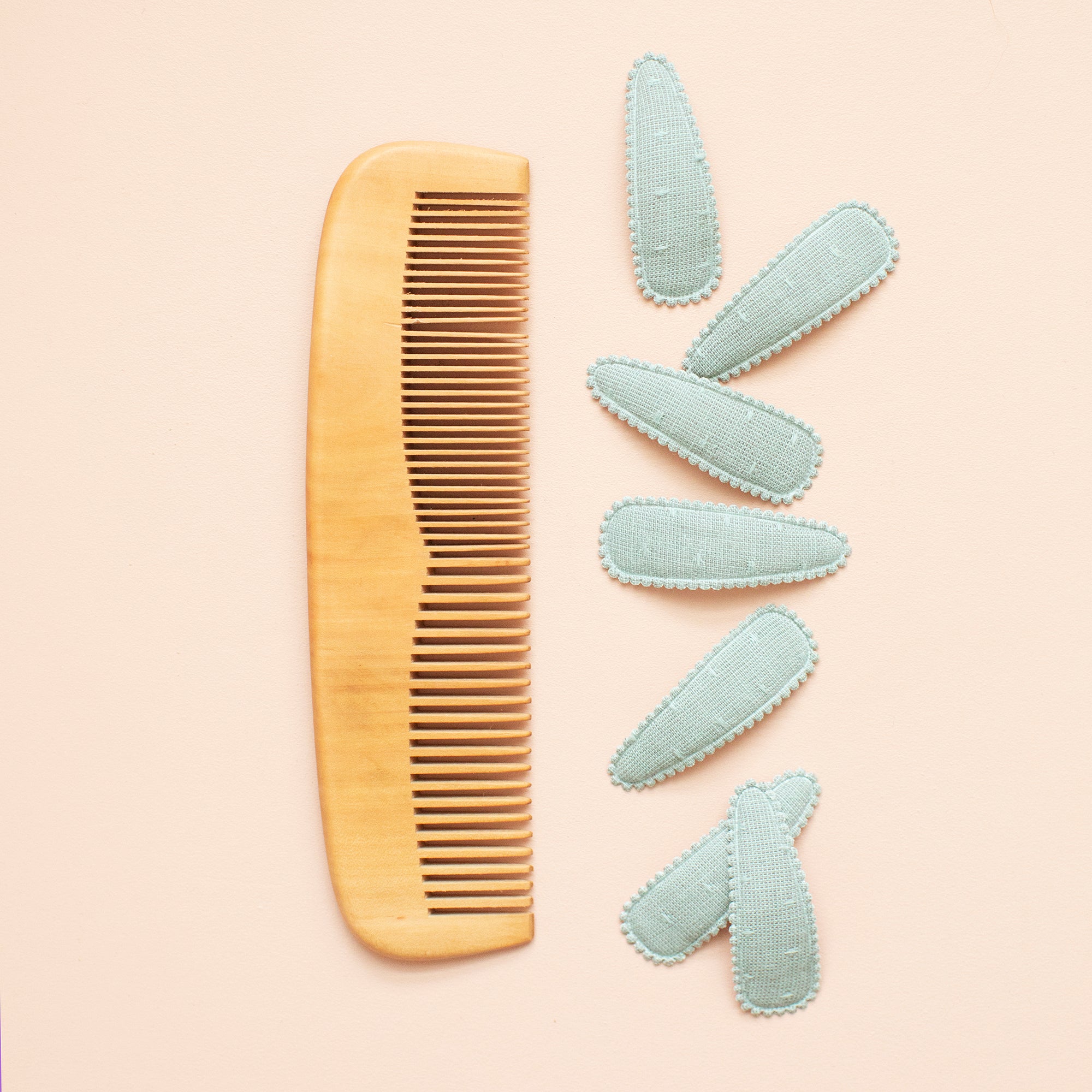 Aubrey Linen Hair Clips