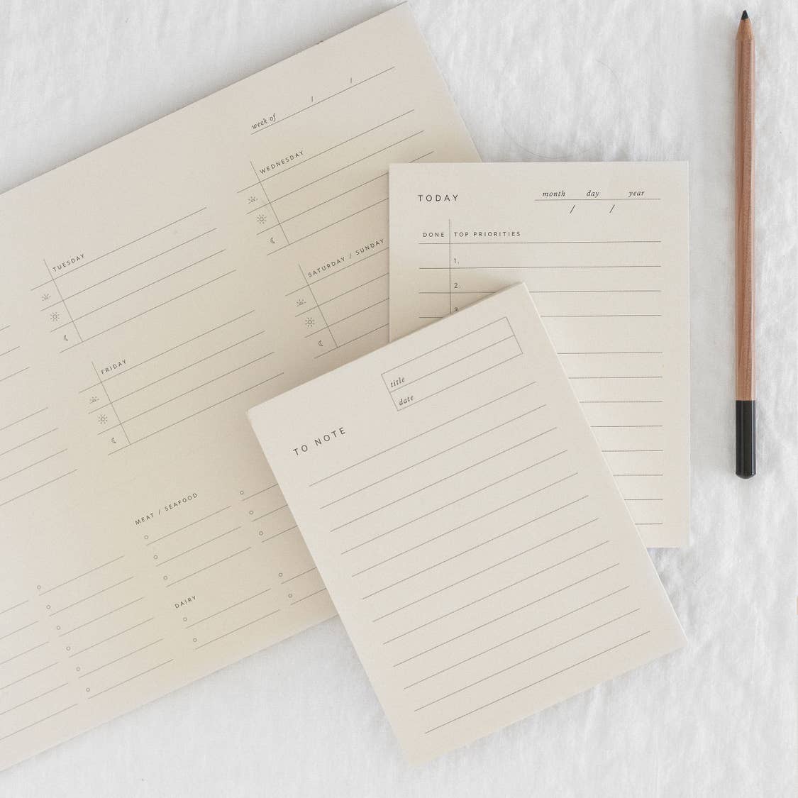 Weekly Meal Planner Notepad