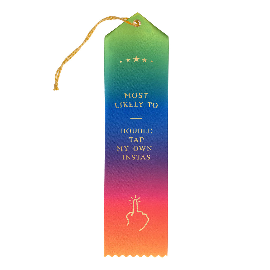Double Tap Instas Award Ribbon