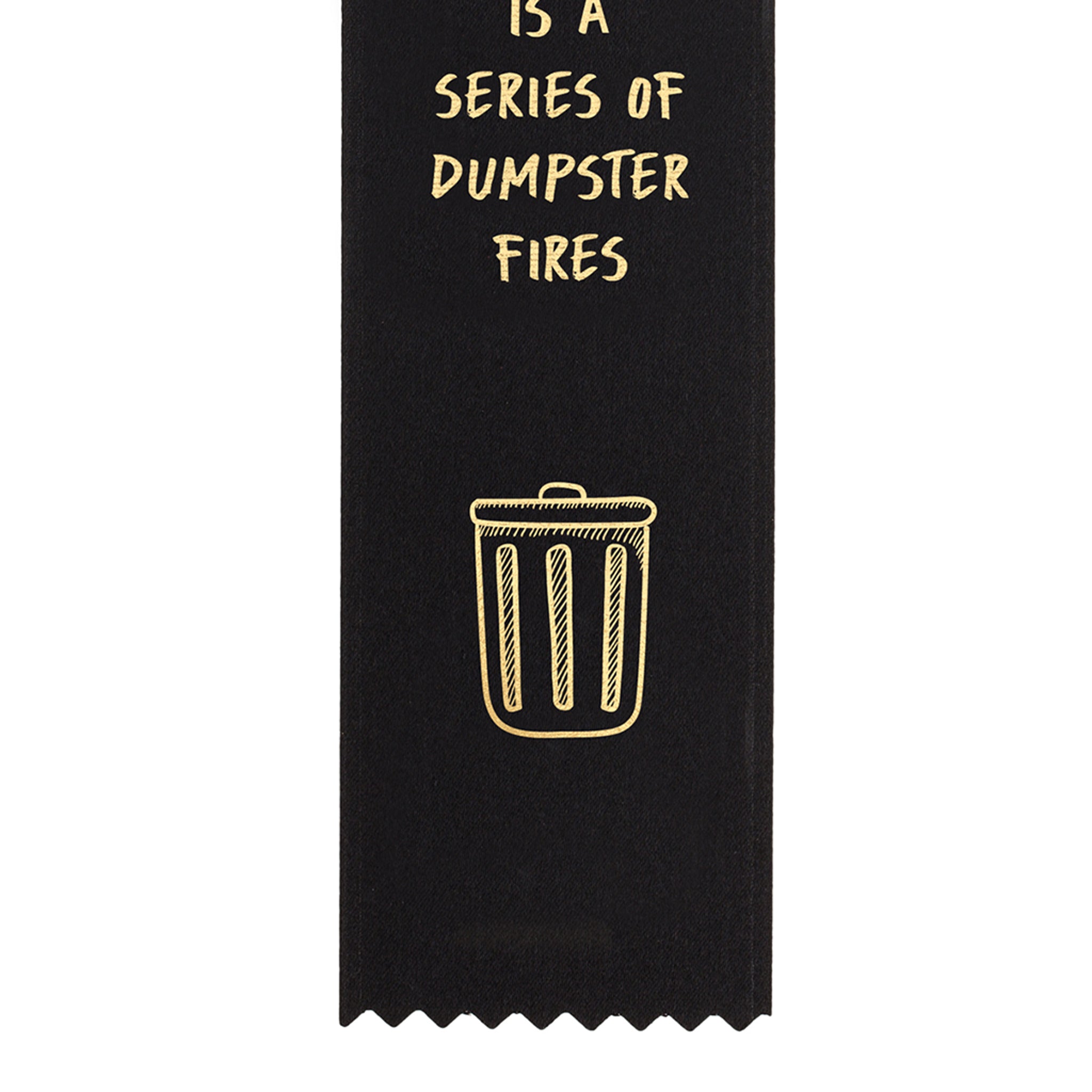 My Life is a Series of Dumpster Fires Award Ribbon