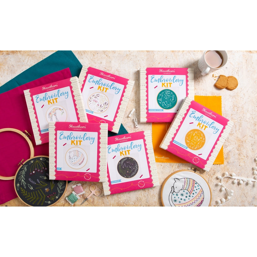 Awesome Otters Embroidery Kit