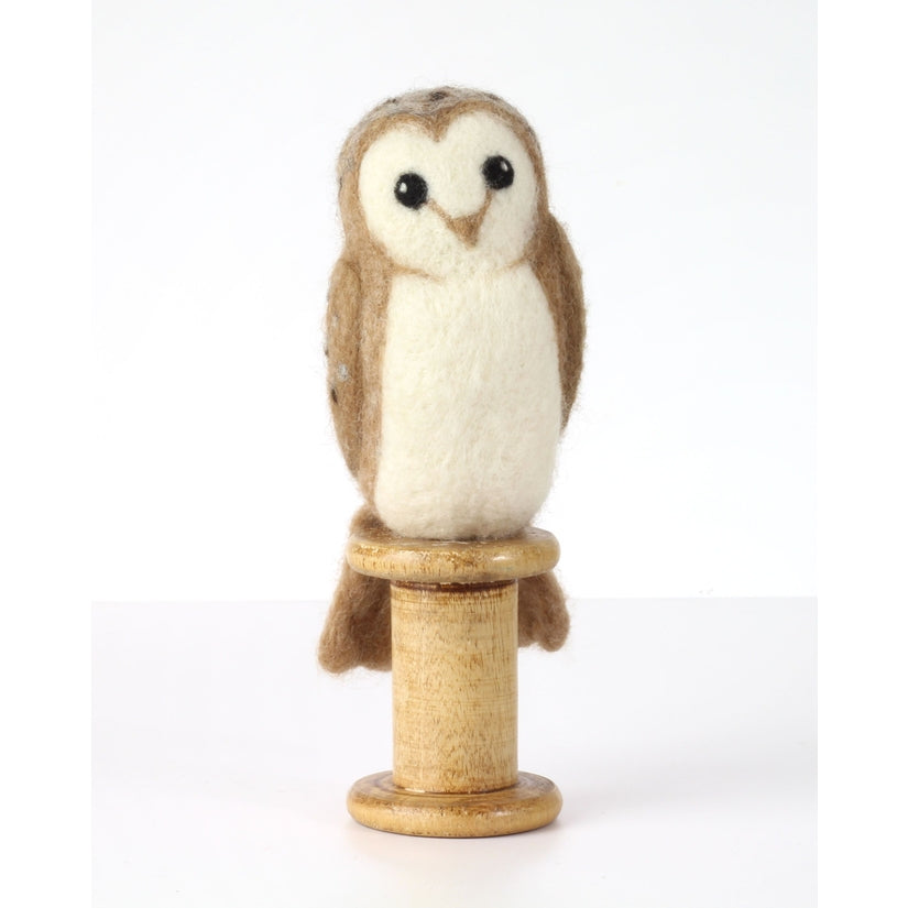 Barn Owl Needle Felting Kit