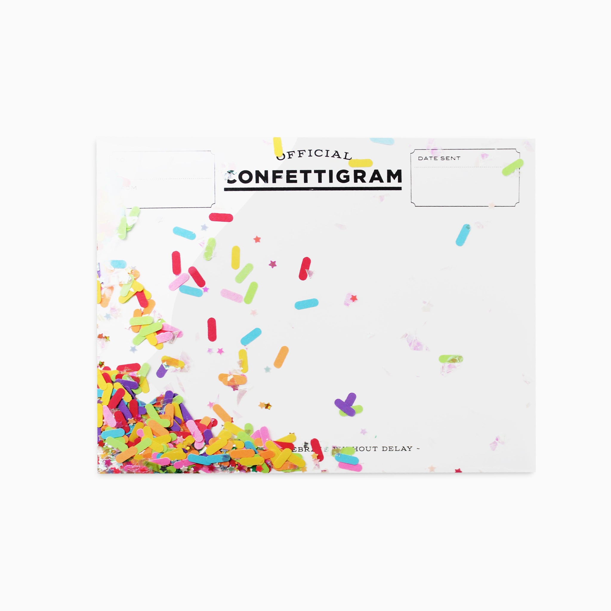 Sprinkles Confettigram Card
