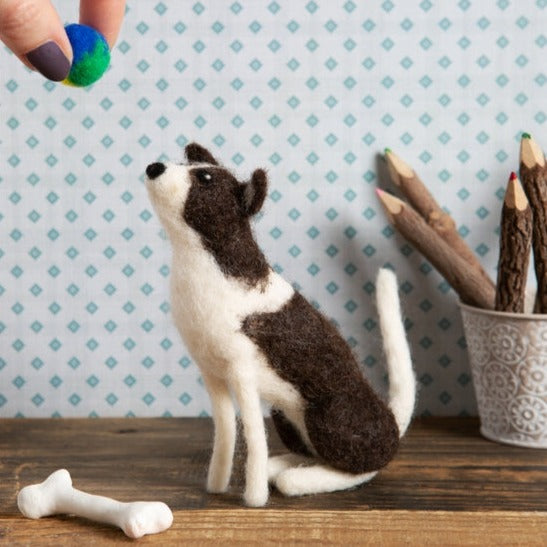 Border Collie Needle Felting Kit