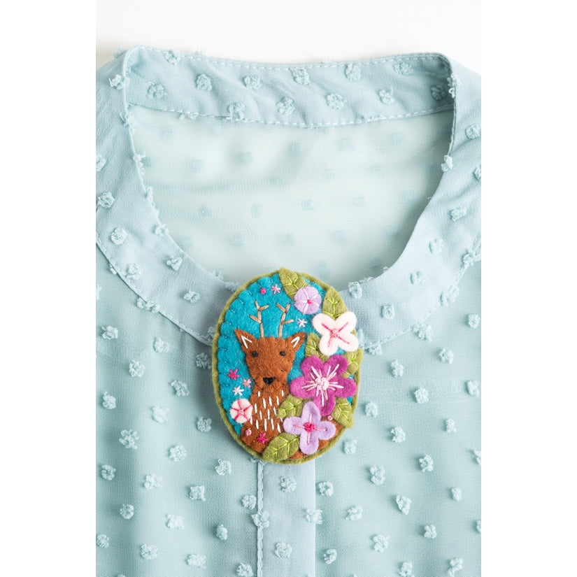 Deer Felt Brooch Craft Kit