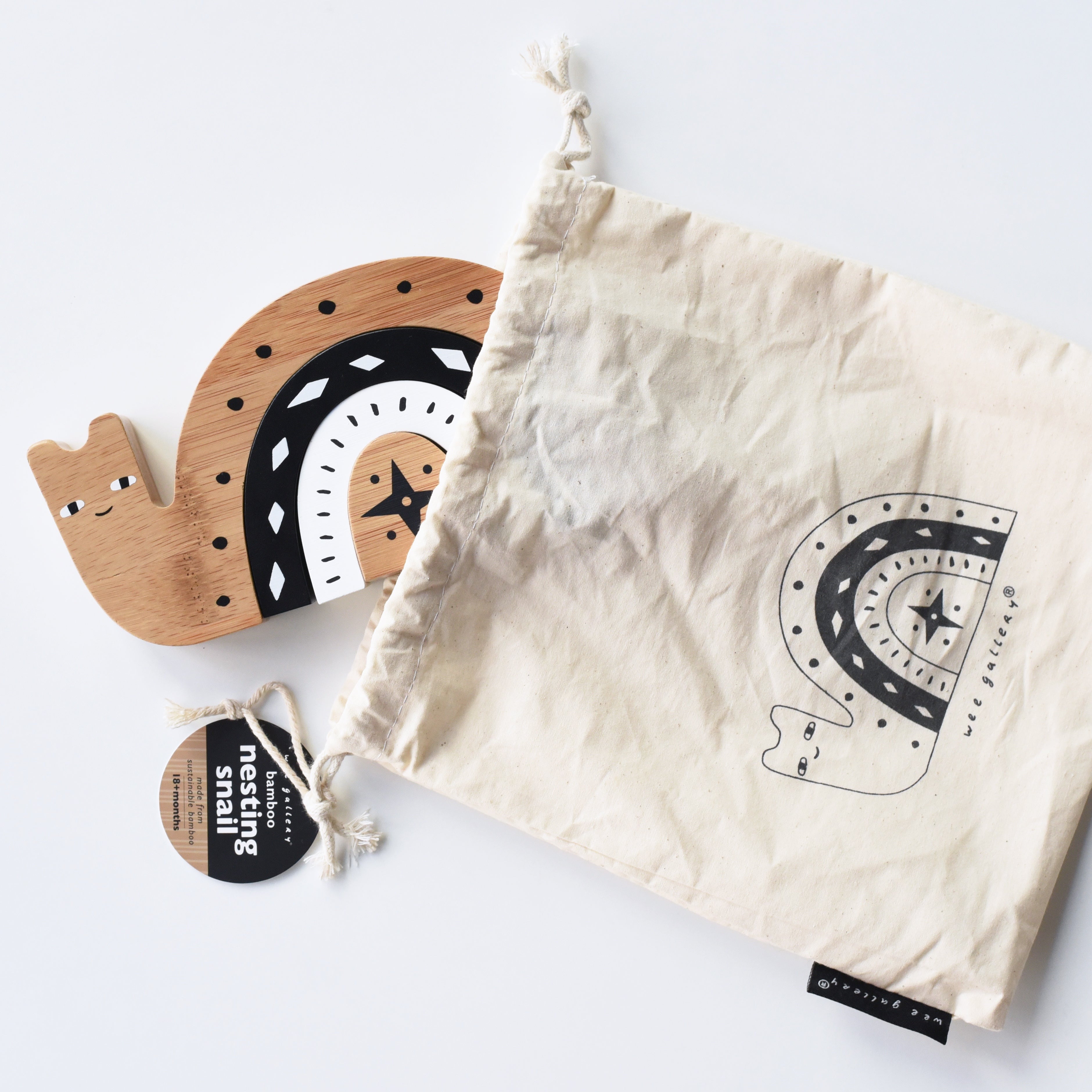 Wooden Snail Stacker