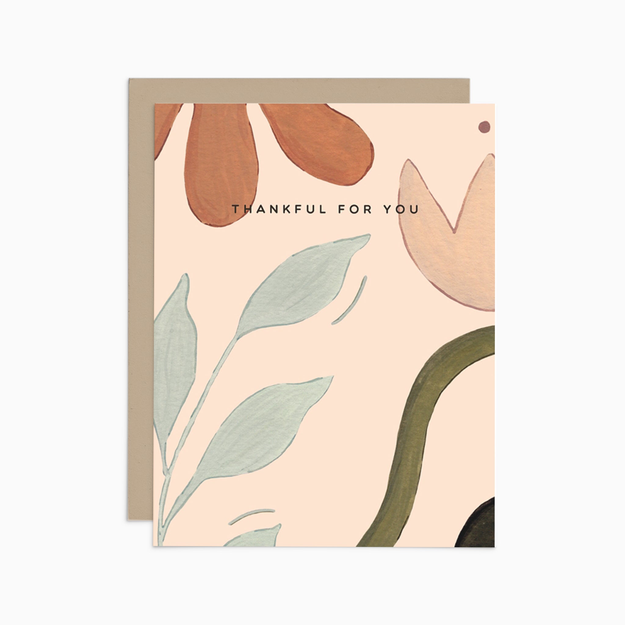 Thankful For You Card