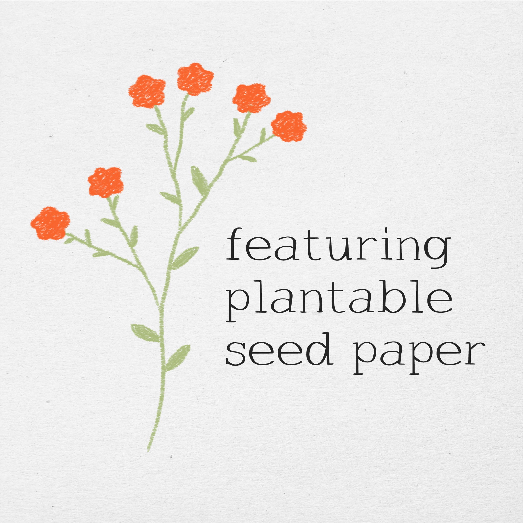 Happy Birthday to the Sweetest Soul - Plantable Card