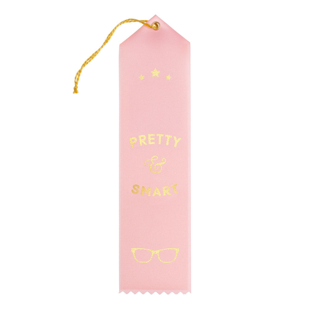 Pretty and smart award ribbon