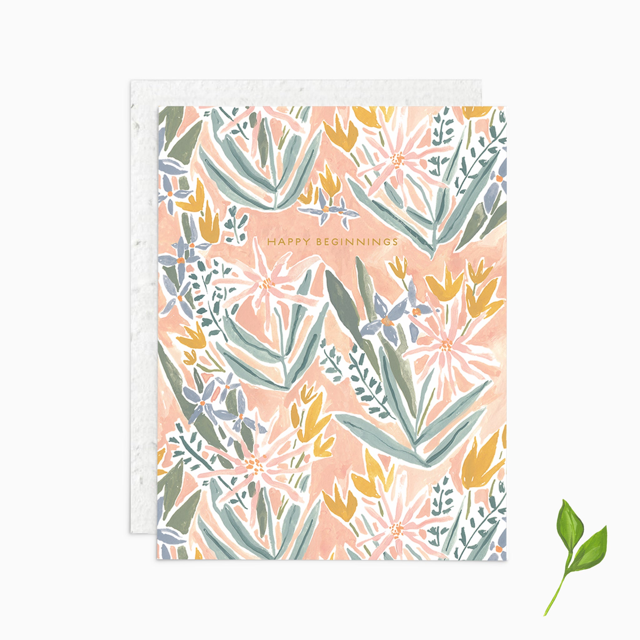 Happy Beginnings - Plantable Card