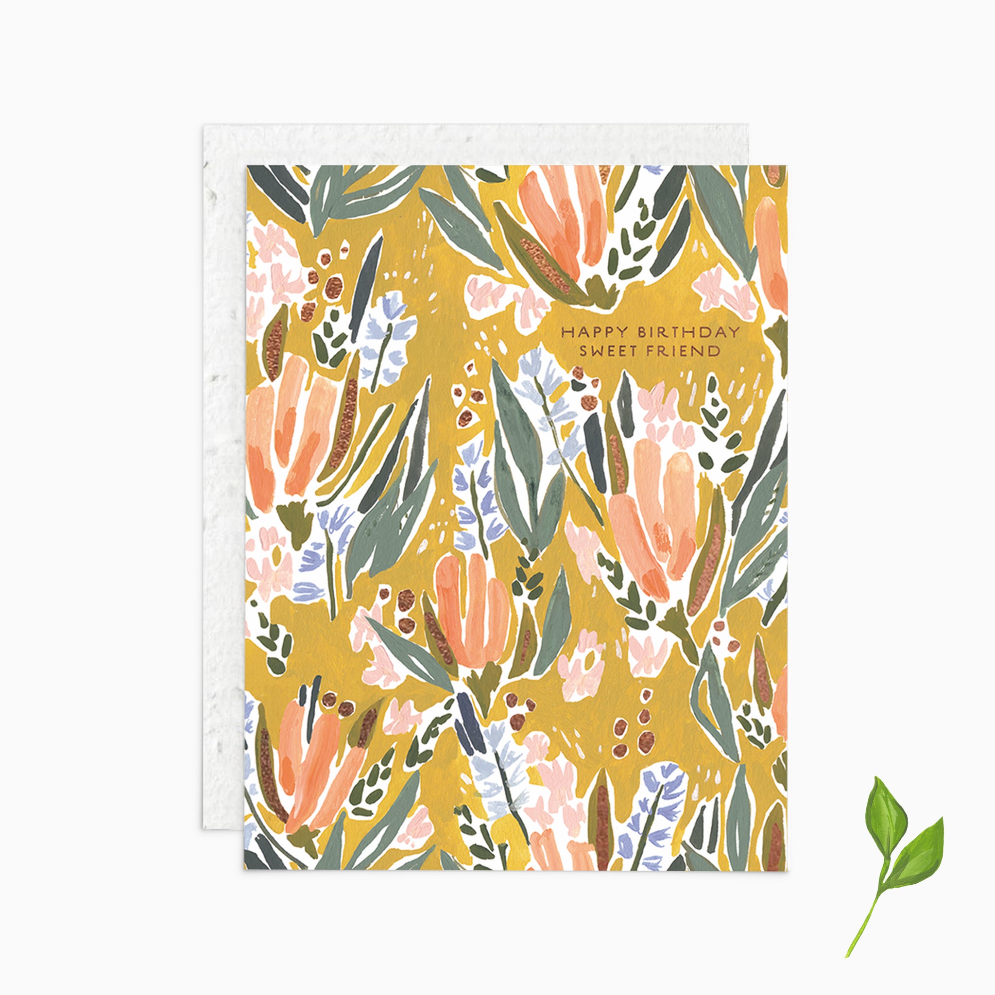 Happy Birthday Sweet Friend - Plantable Card