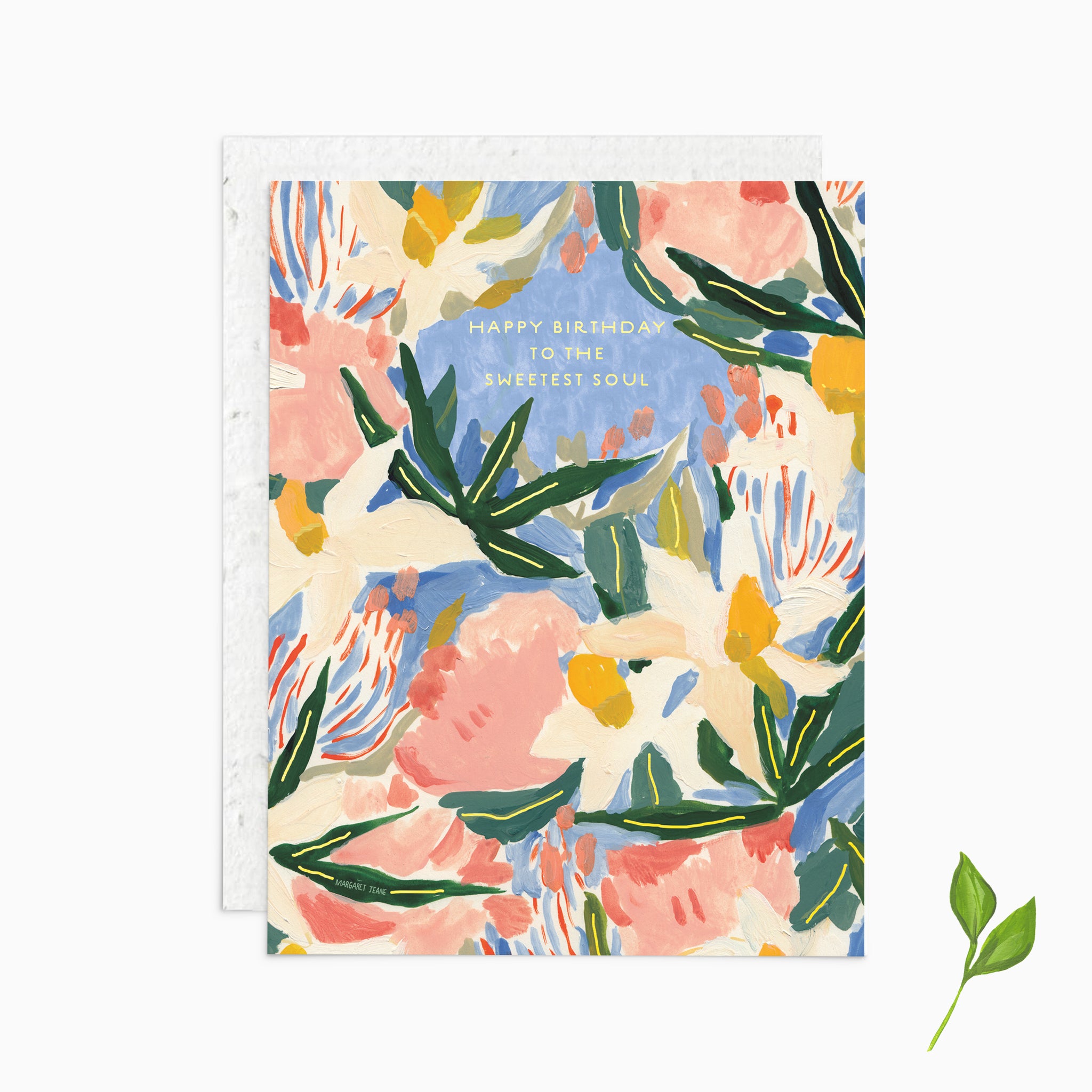 Happy Birthday to the Sweetest Soul - Plantable Card