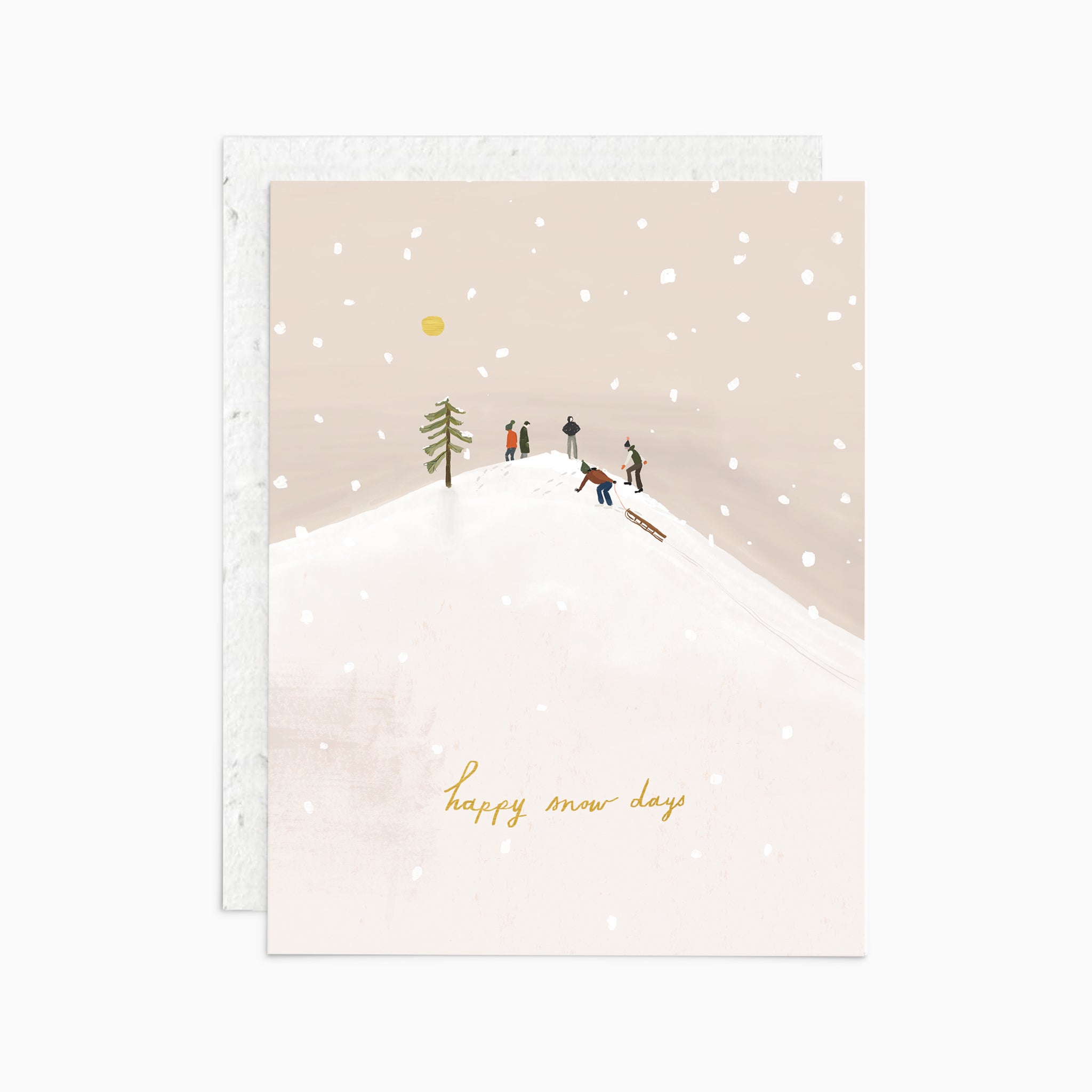 Happy Snow Day - Plantable Card