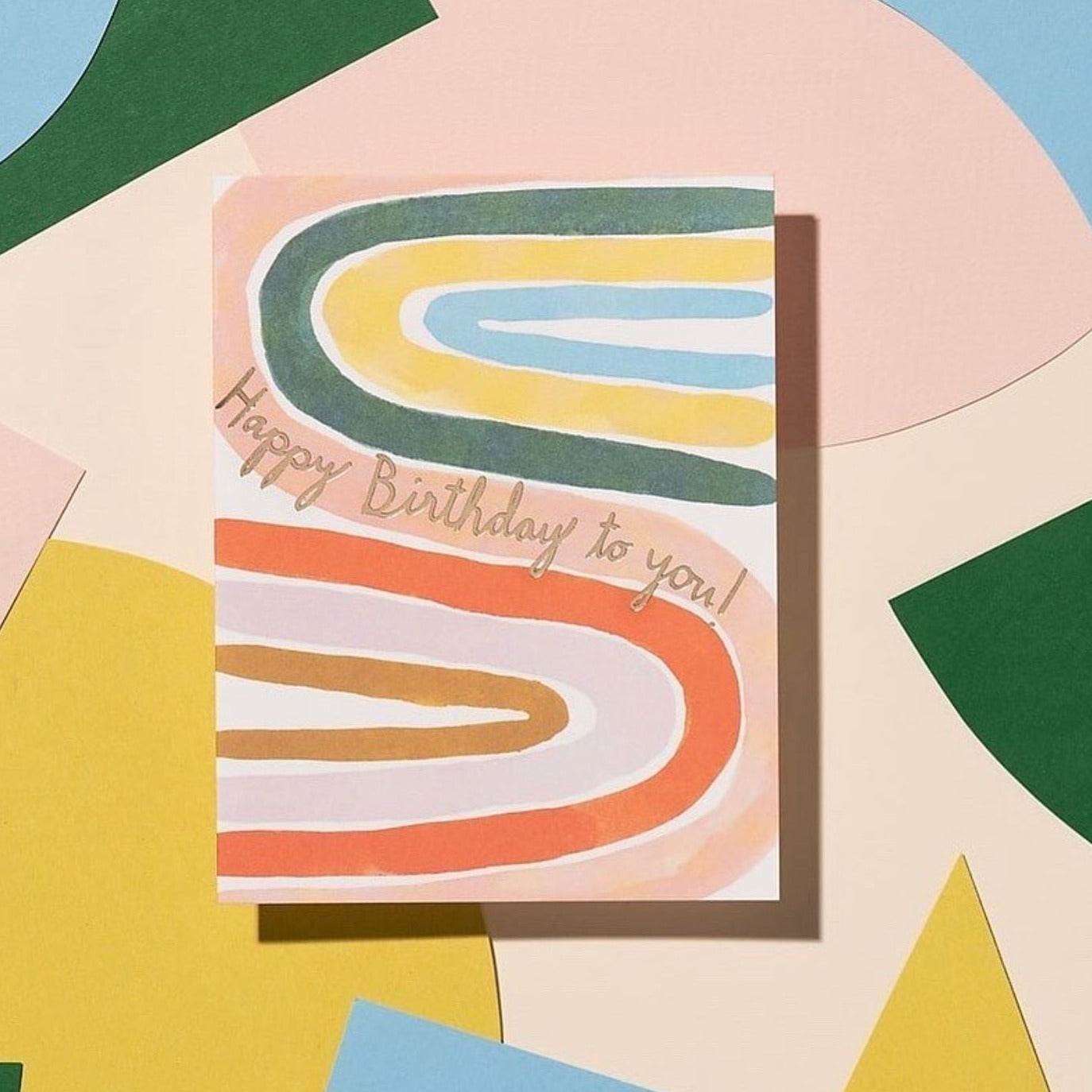 Happy birthday to you! Rainbow Card