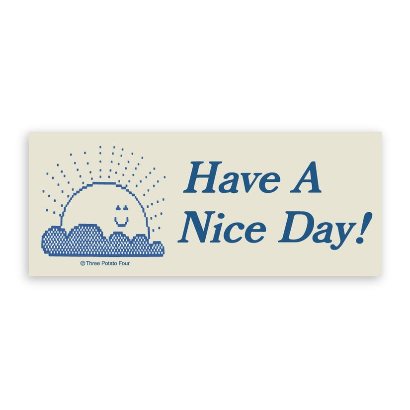 Have a Nice Day Retro Sticker