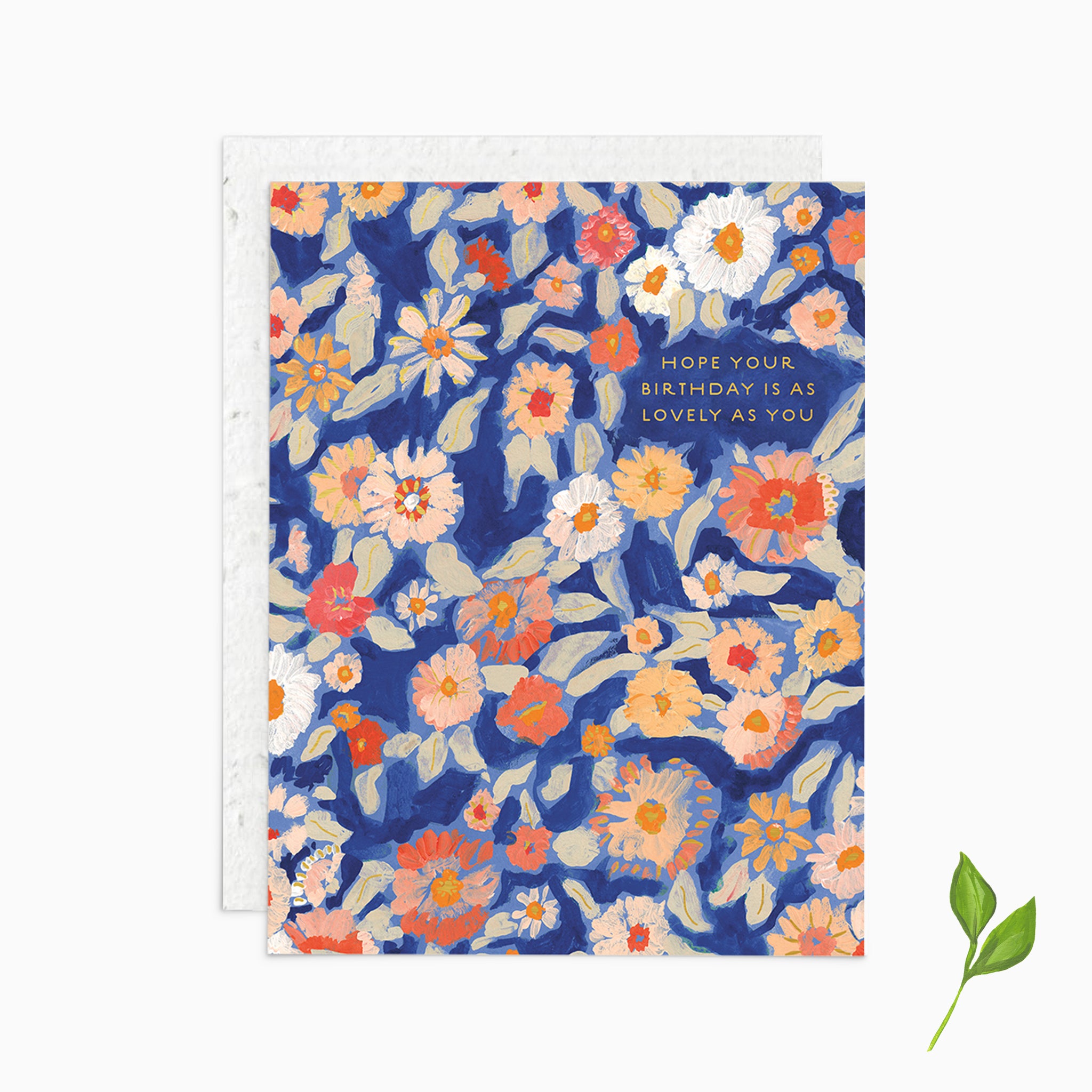 Hope your birthday is as lovely as you are - Plantable Card