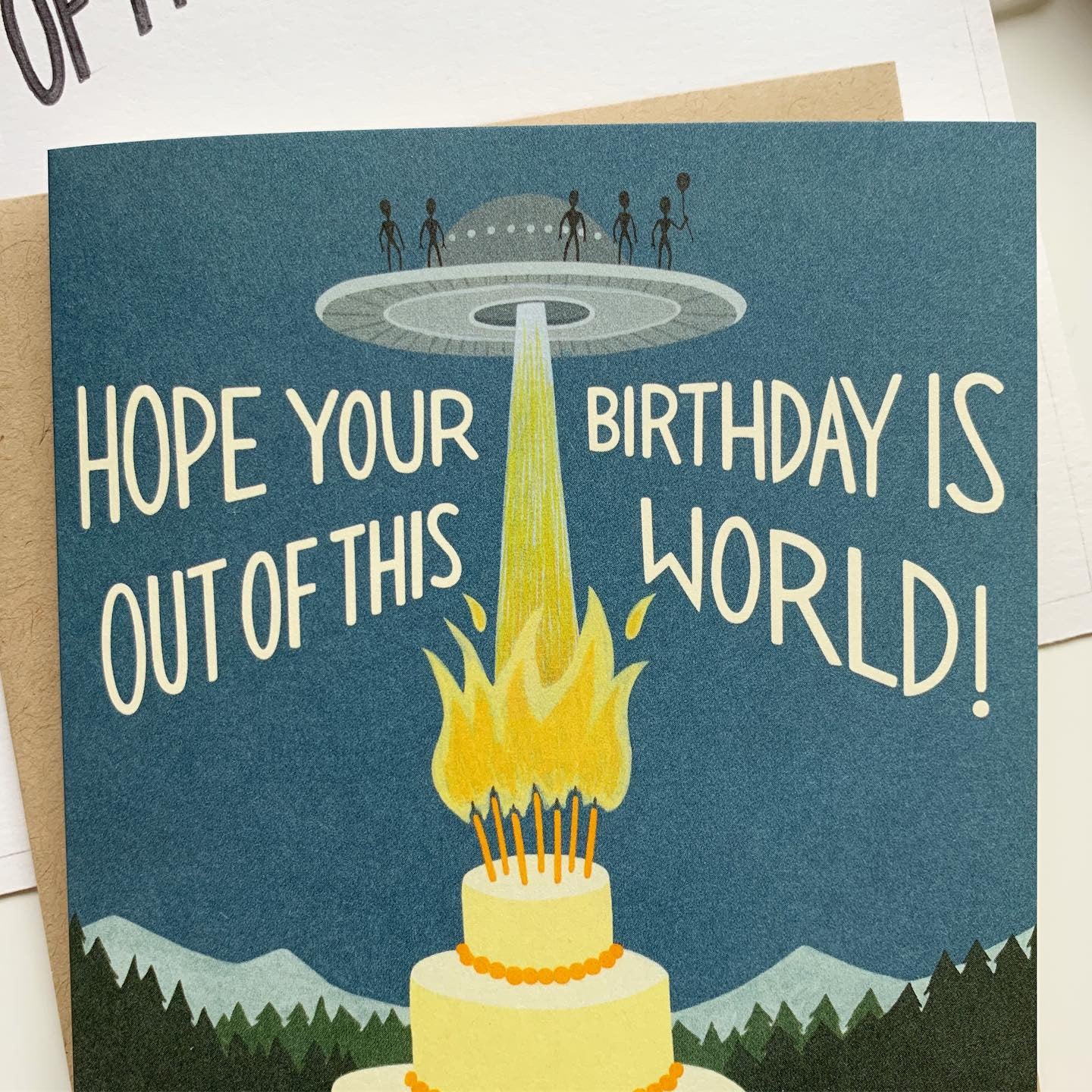 Out of This World Birthday Card