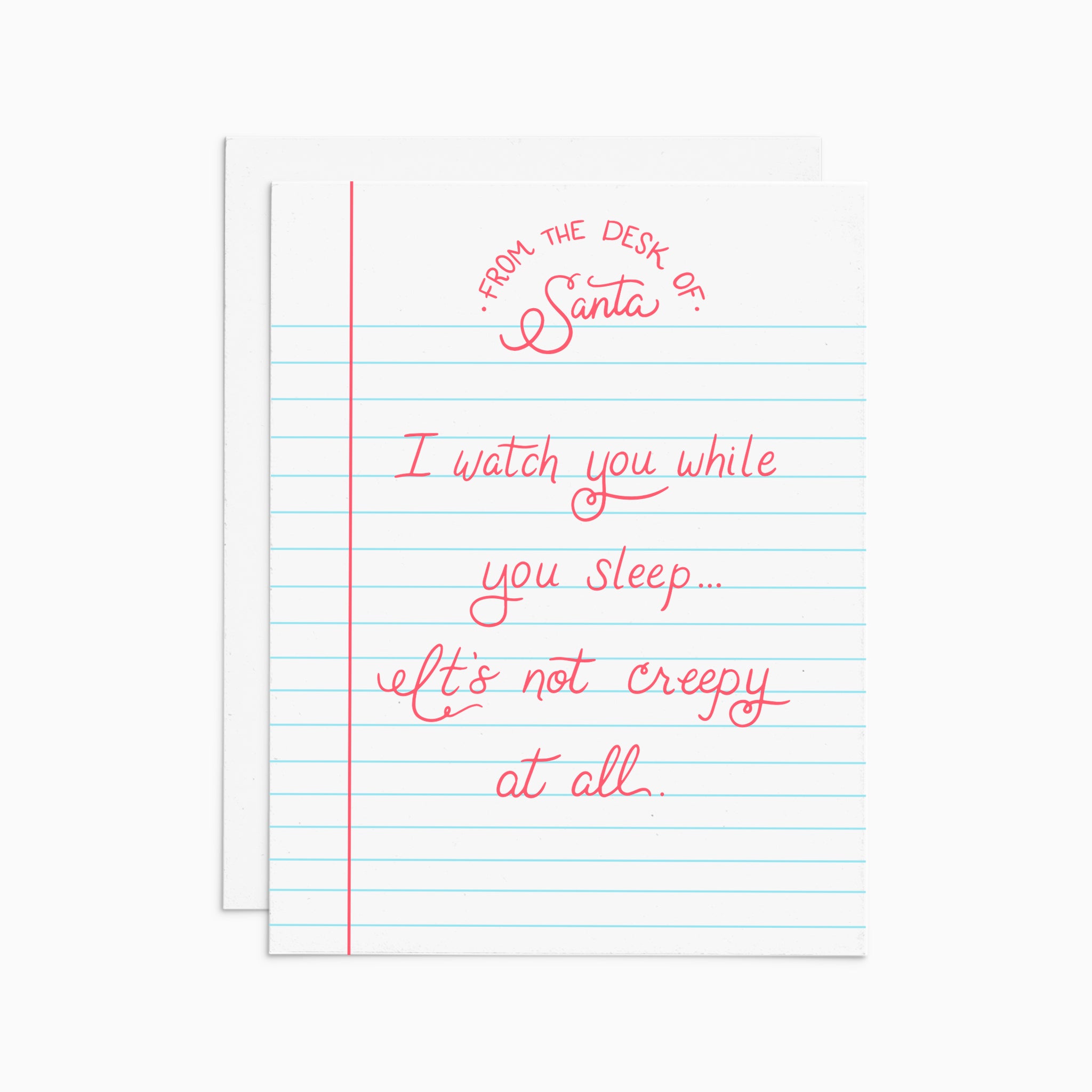 I Watch you While You Sleep Card
