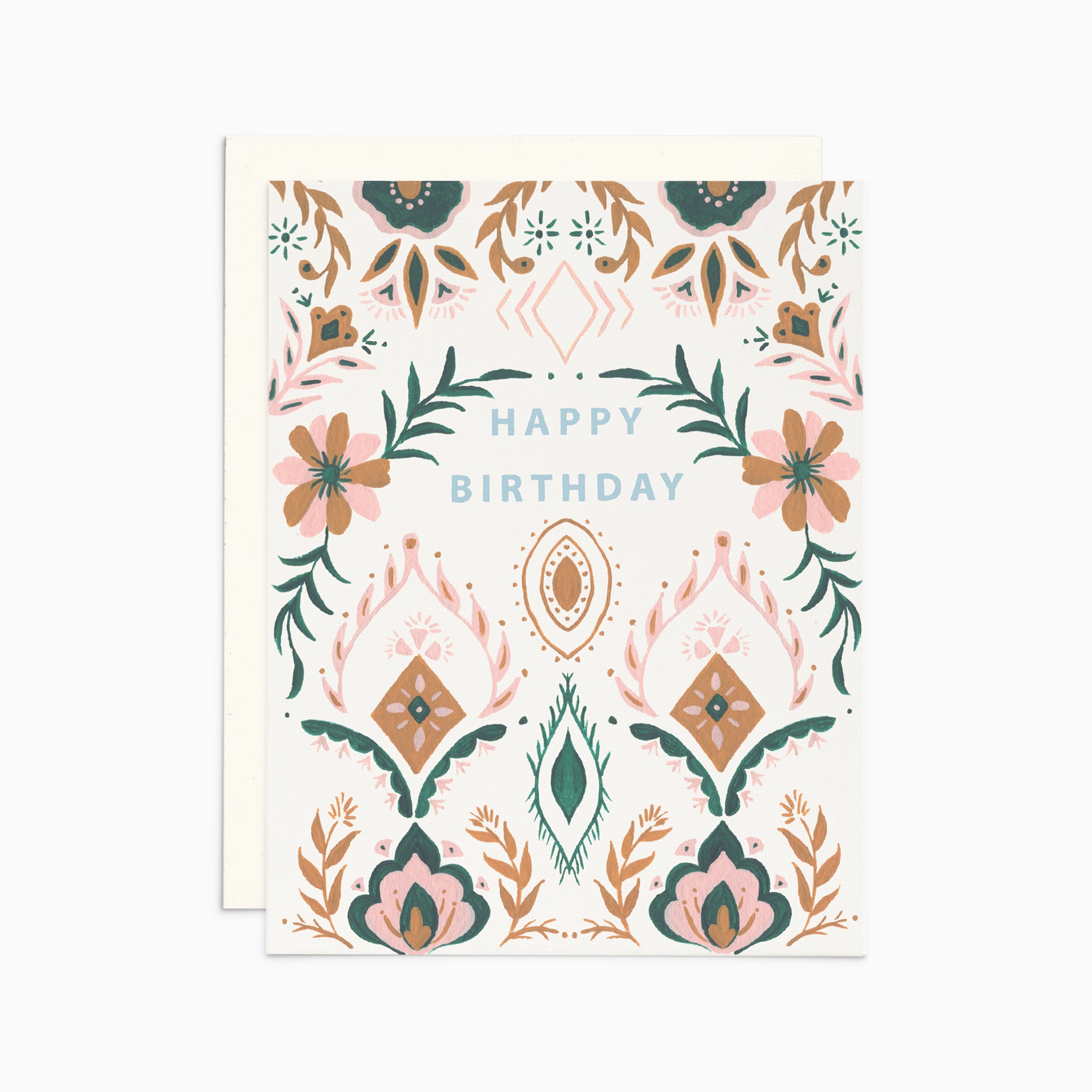 Floral Happy Birthday Card