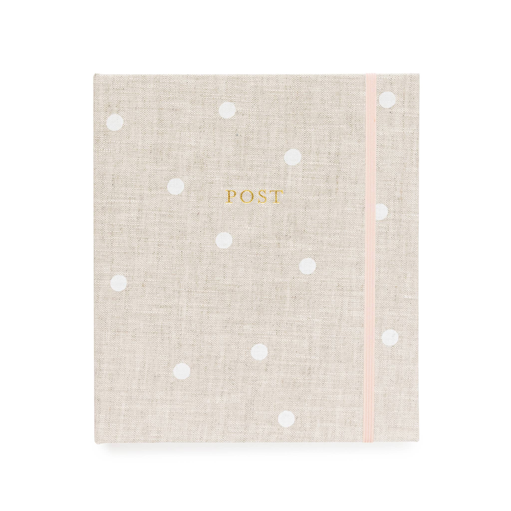 Linen Swiss Dot Address Book