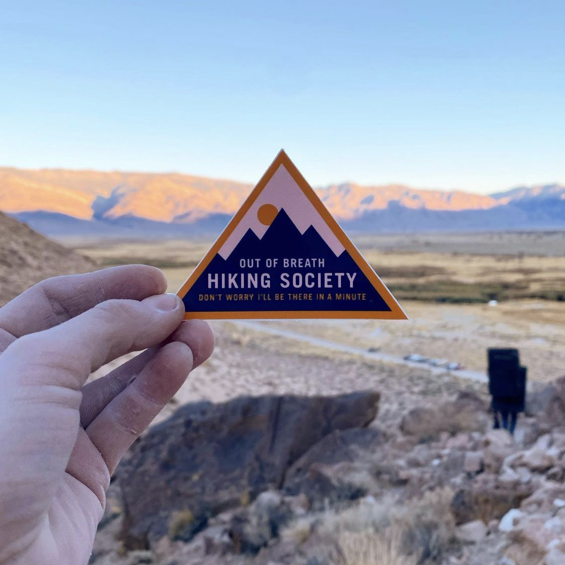 Out of Breath Hiking Society Sticker