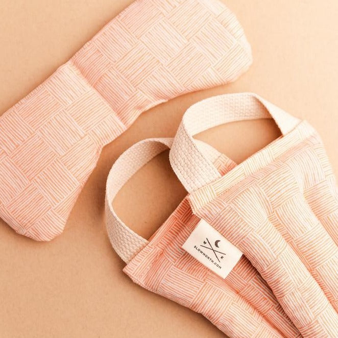 Pink Pampas Migraine Eye Mask