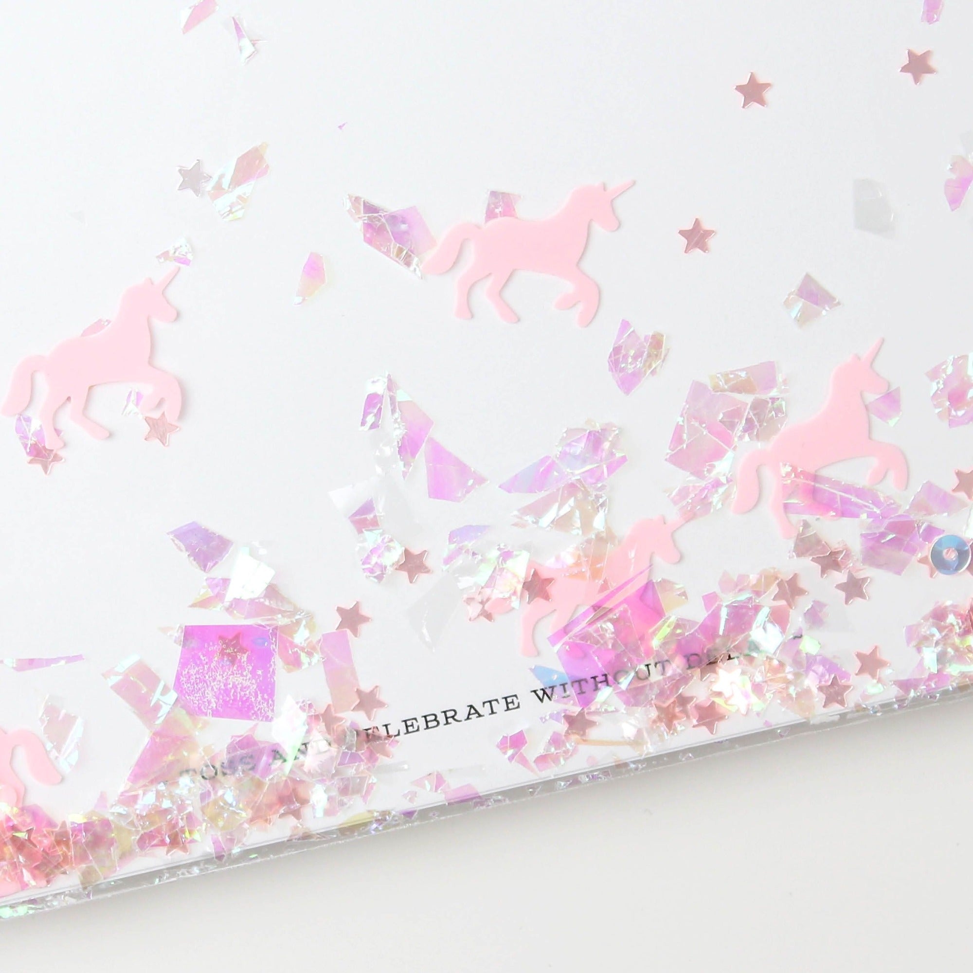 Unicorn Confettigram Card