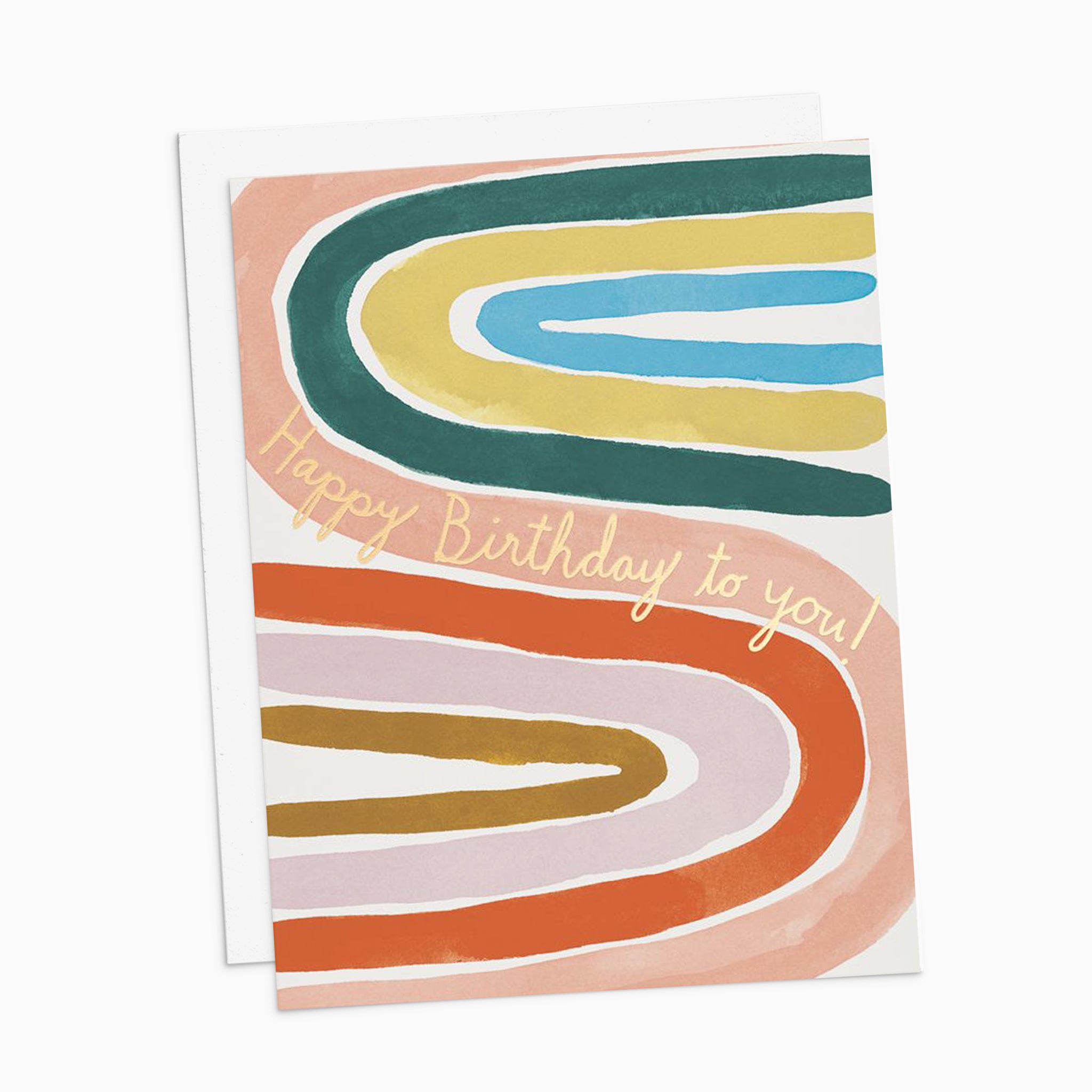 Happy birthday to you! Rainbow Card