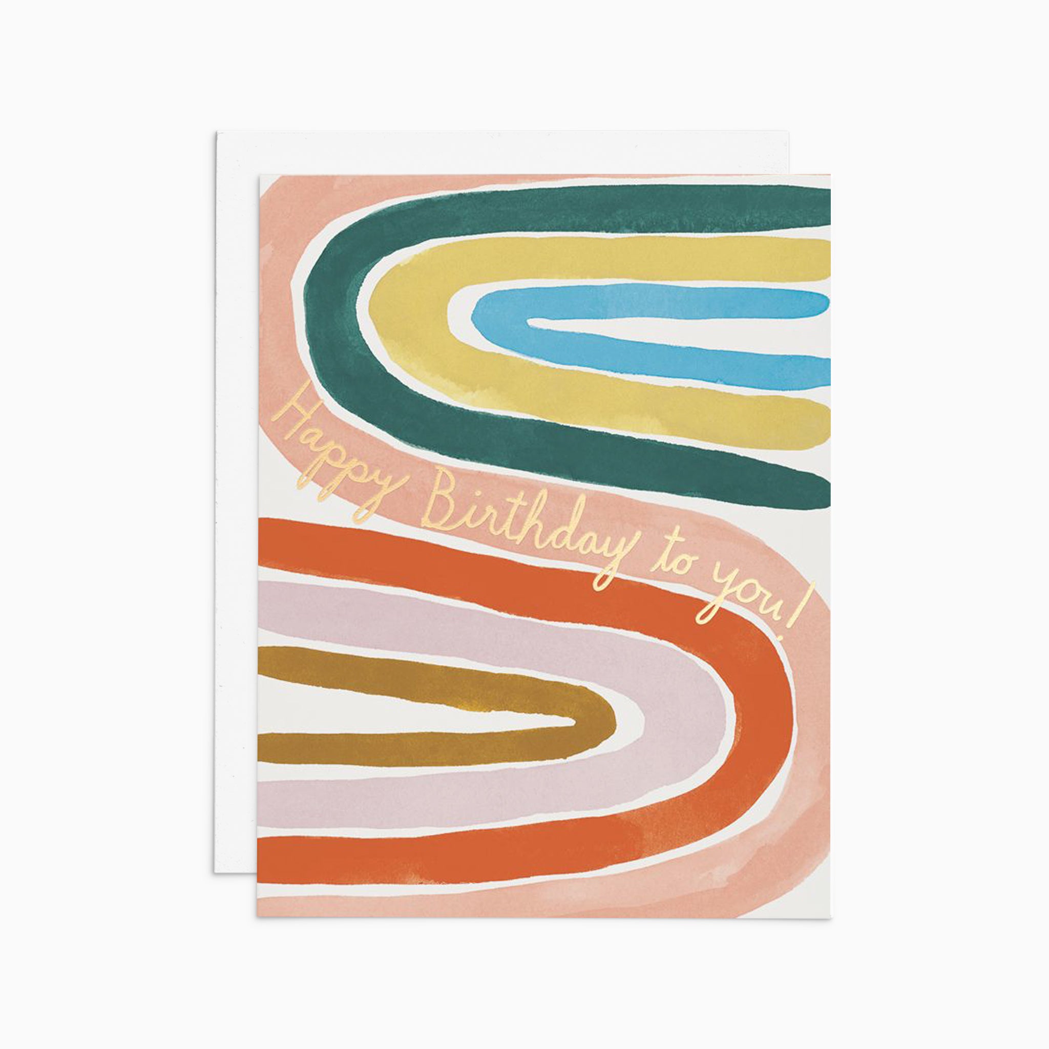 Happy birthday to you! Rainbow Card