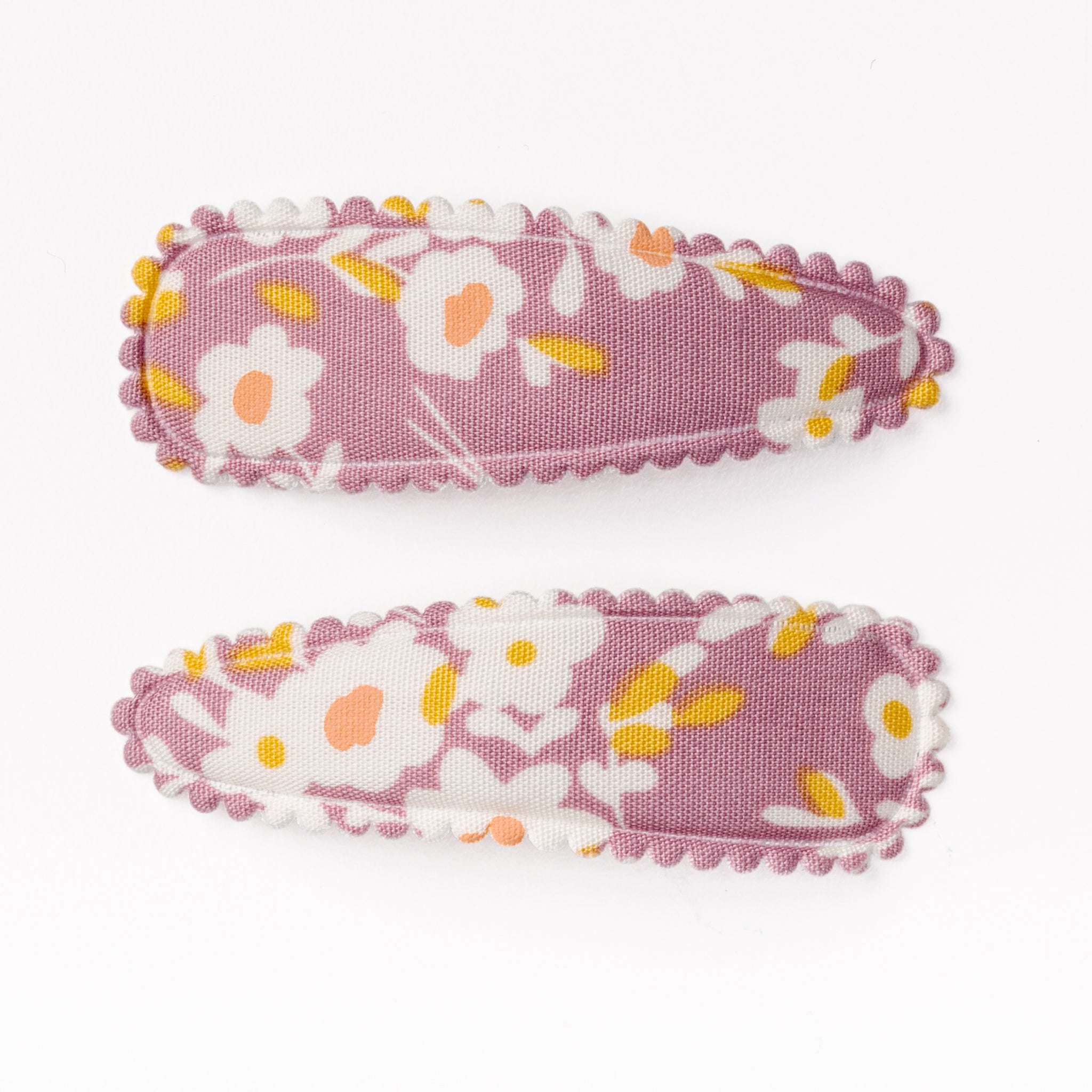 Rosie Purple Floral Hair Clips