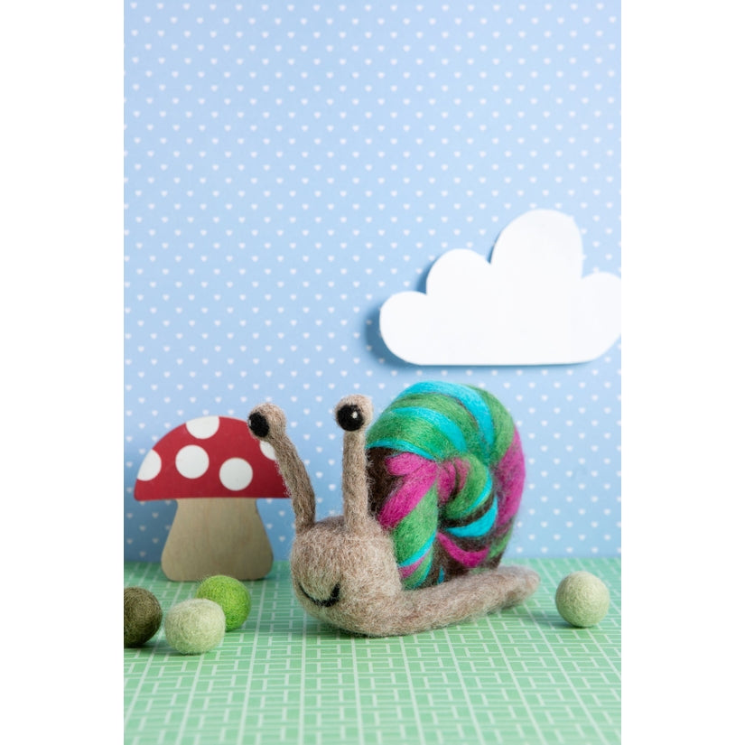Snail Needle Felting Kit